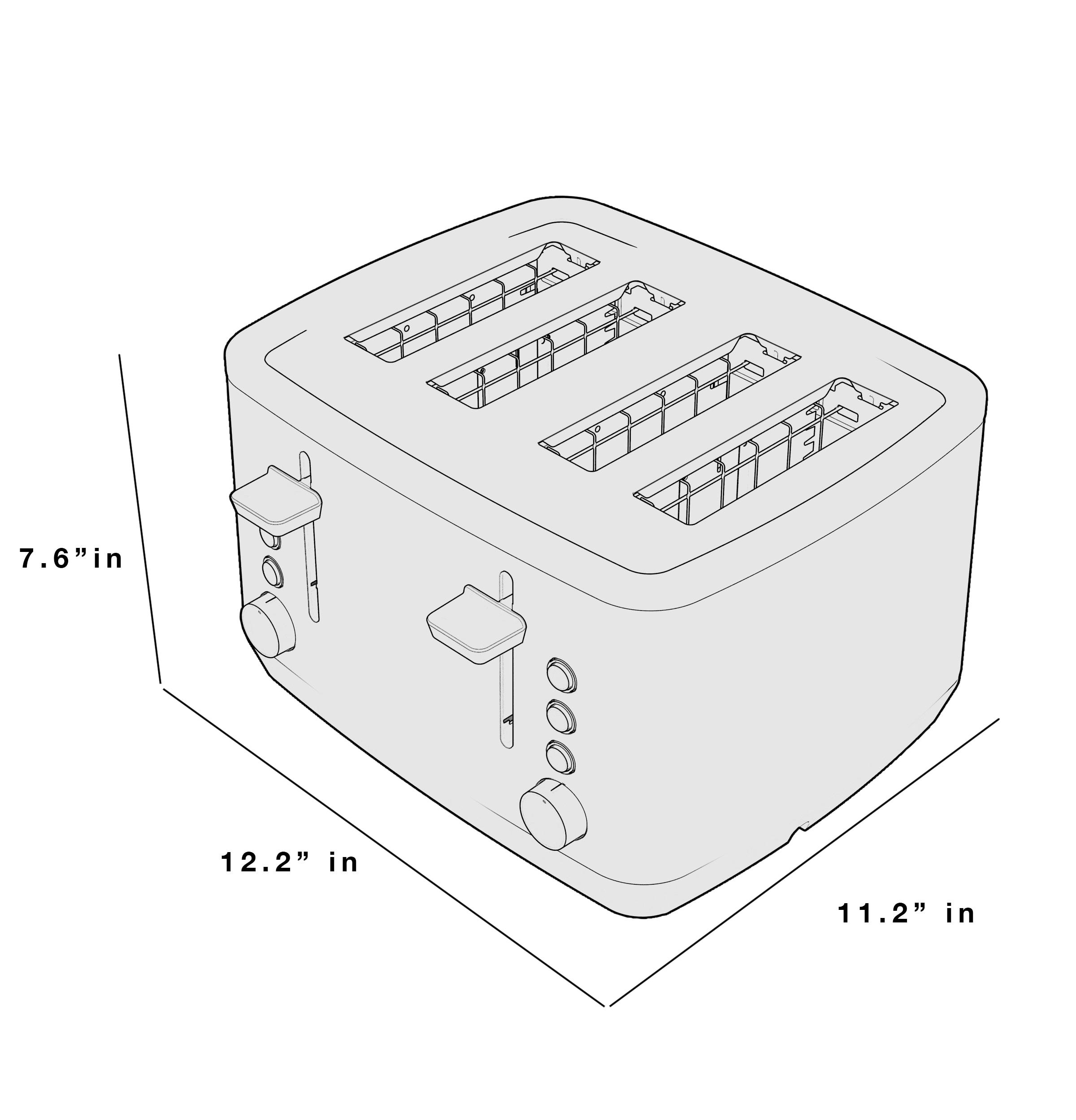 GE 4-Slice Toaster