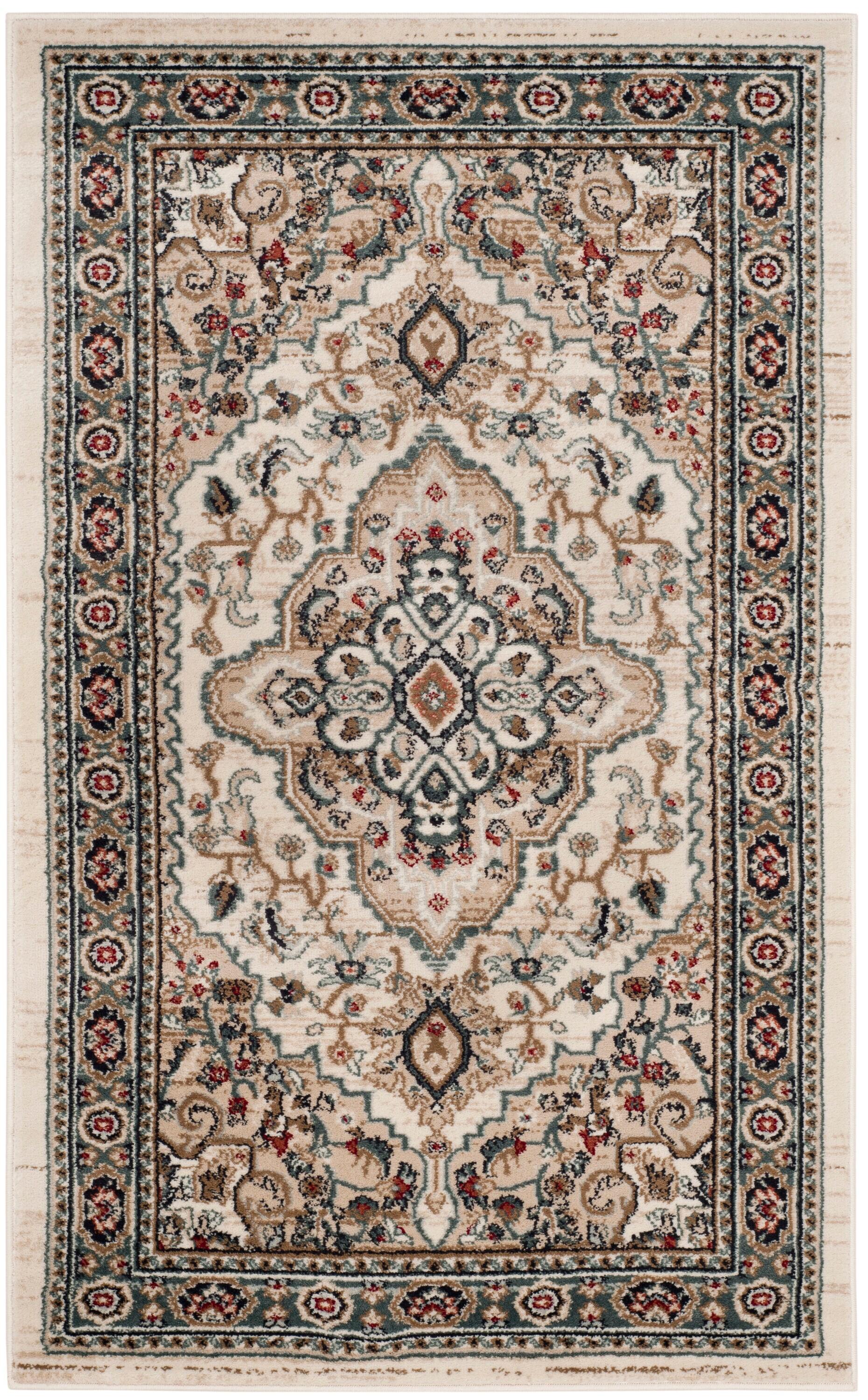 Lyndhurst LNH338 Power Loomed Accent Rug - Cream/Beige - 3'3"x5'3" - Safavieh.