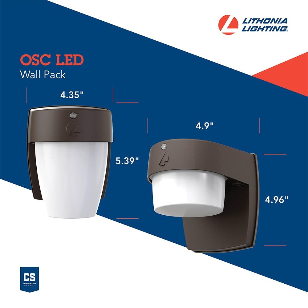 Lithonia Lighting 1 - Head LED Dusk to Dawn Outdoor Security Wall Pack