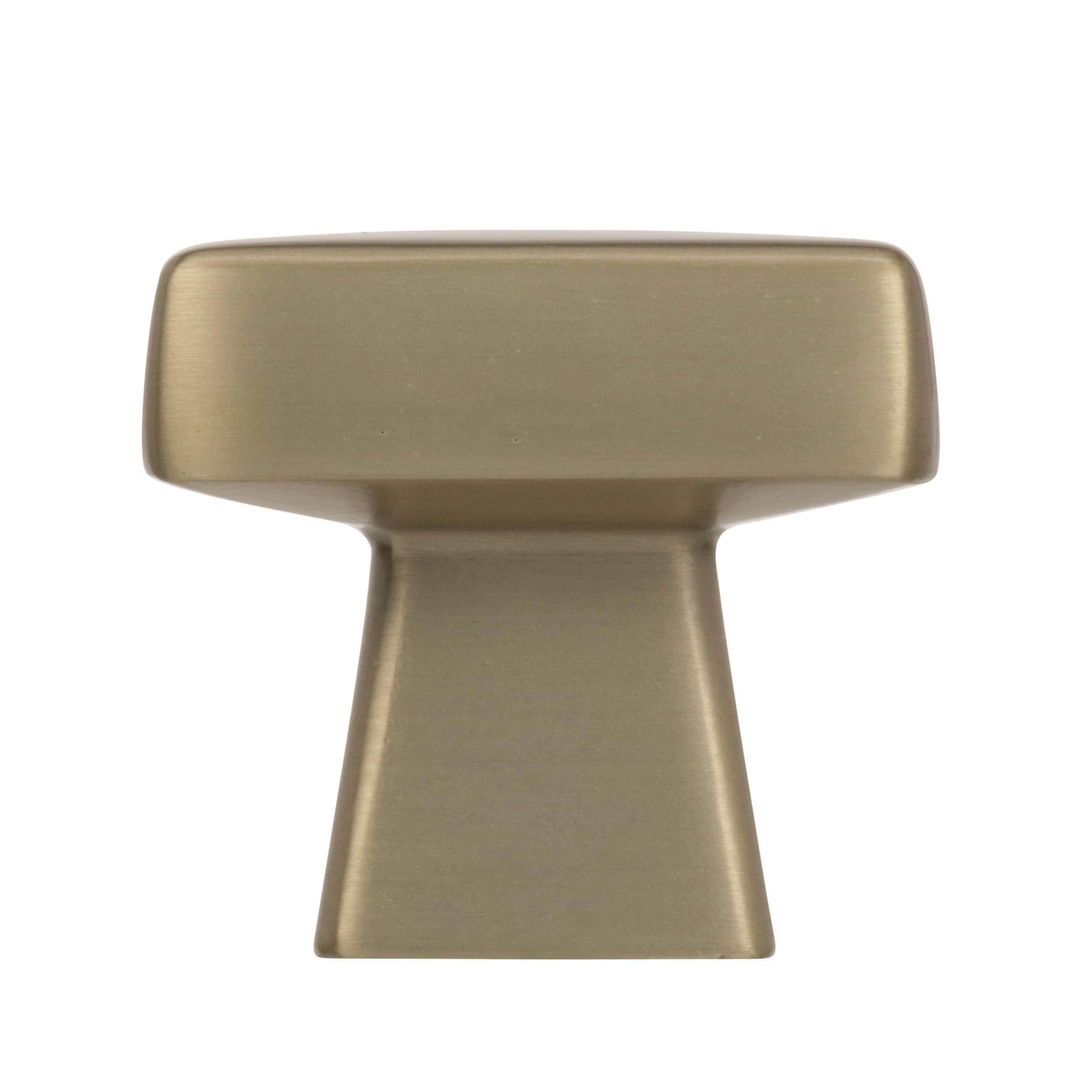 Amerock Blackrock 1-3/16 inch (30mm) Length Golden Champagne Cabinet Knob