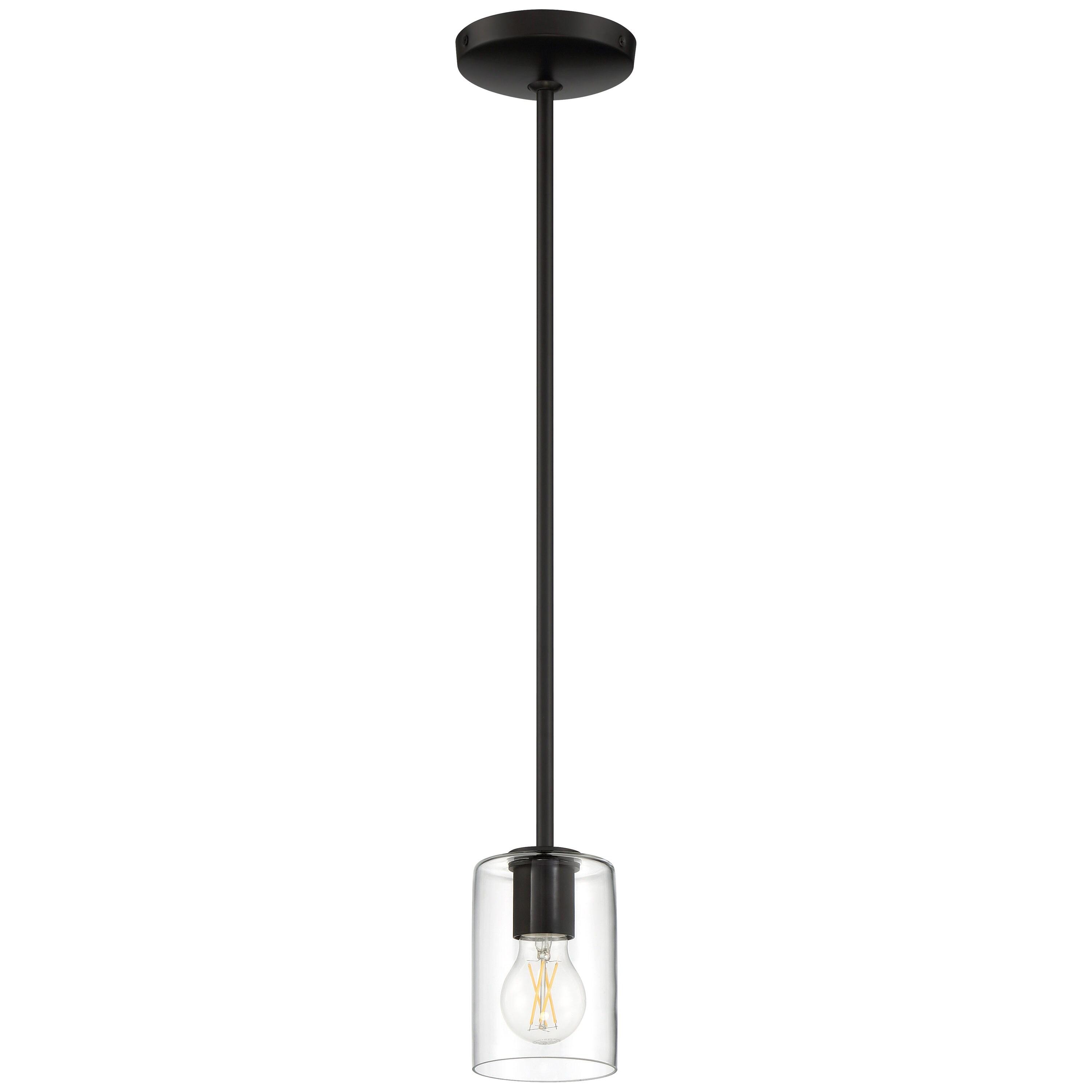 Access Lighting Oslo 1 - Light Pendant in  Matte Black