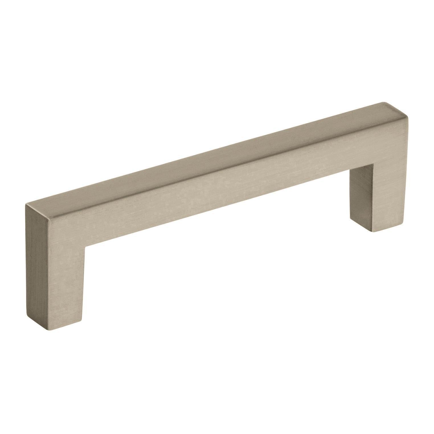 Amerock Monument 3-3/4 inch (96mm) Center-to-Center Satin Nickel Cabinet Pull