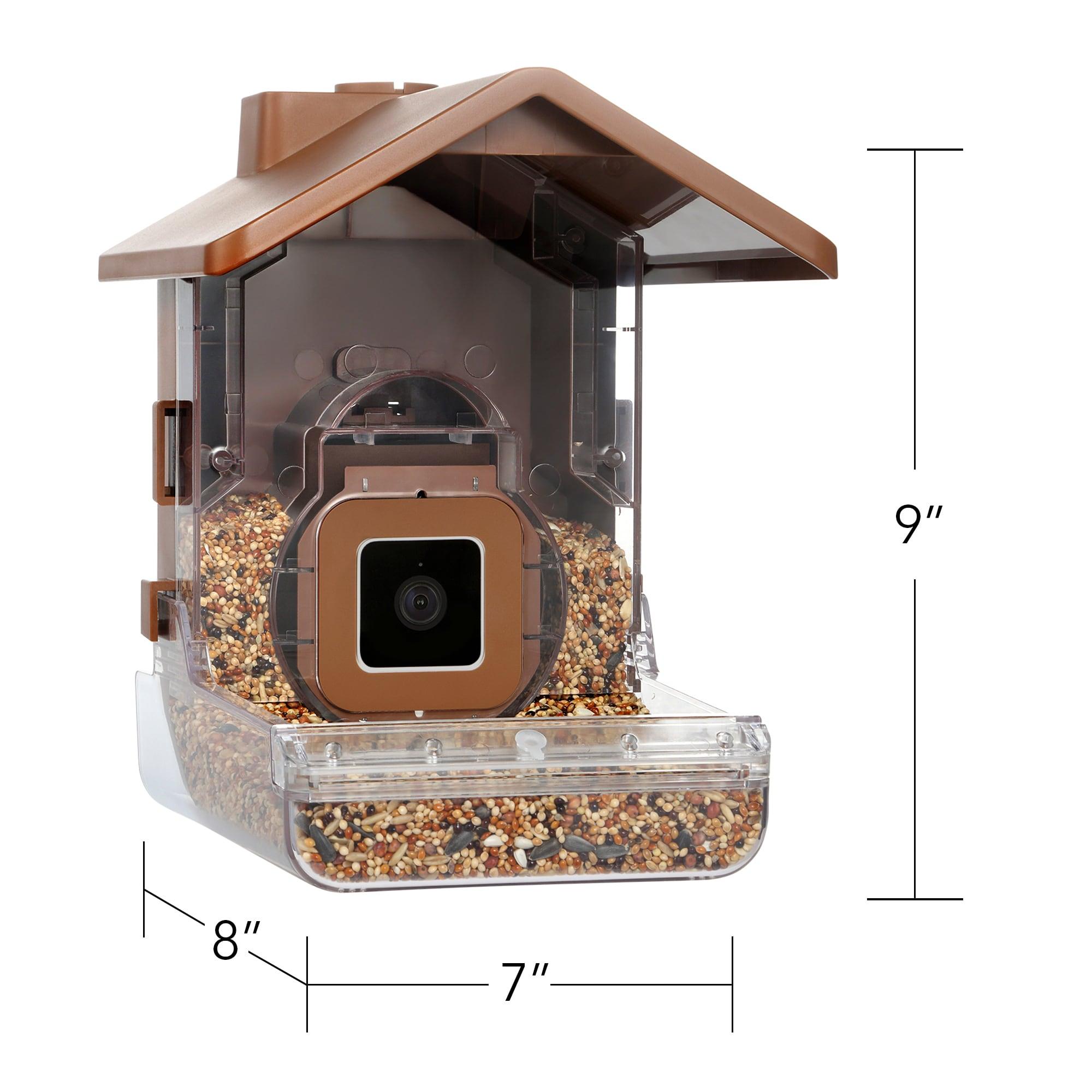 Wasserstein Bird Feeder Camera Case Compatible with Blink, Wyze, and Ring Cam - Bird Feeder for Bird Watching with Your Security Cam - (Camera NOT Included)