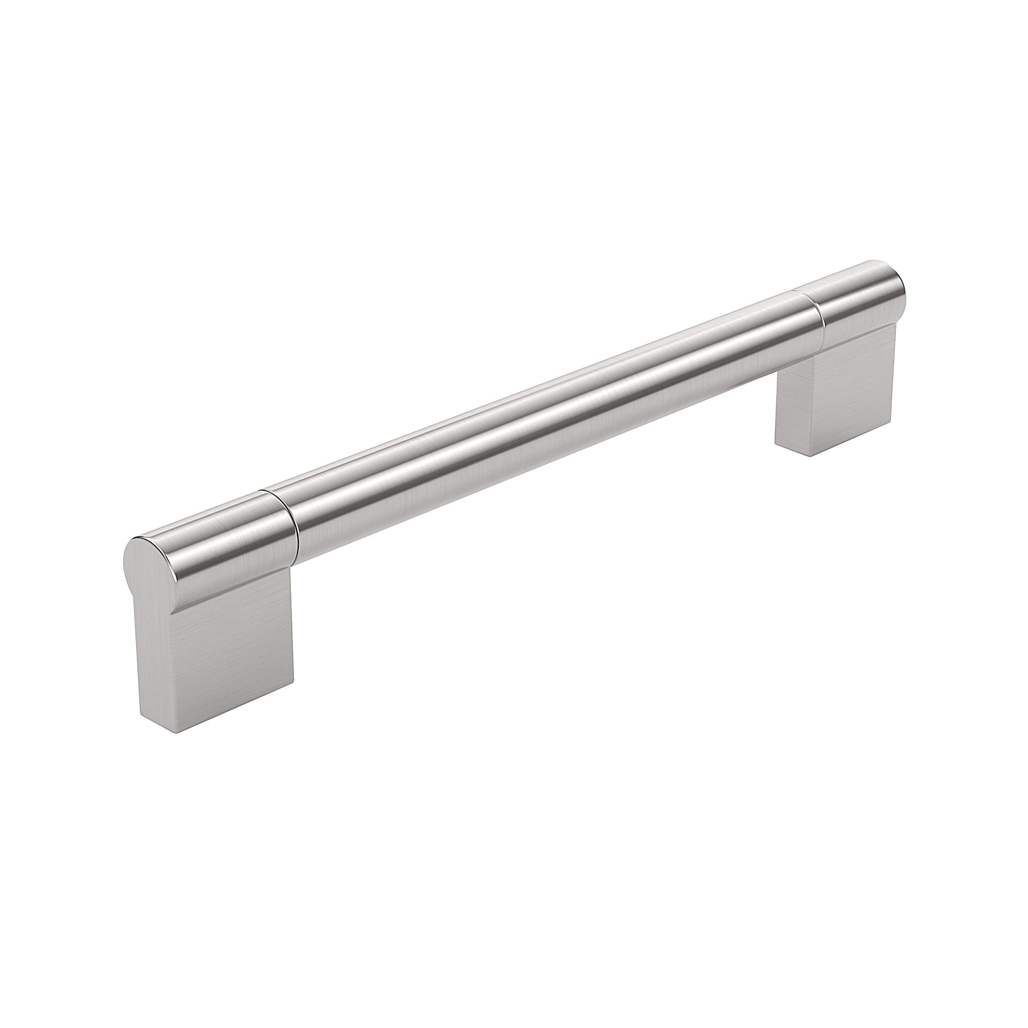 Brushed Nickel Modern Cabinet and Drawer Pull Handle