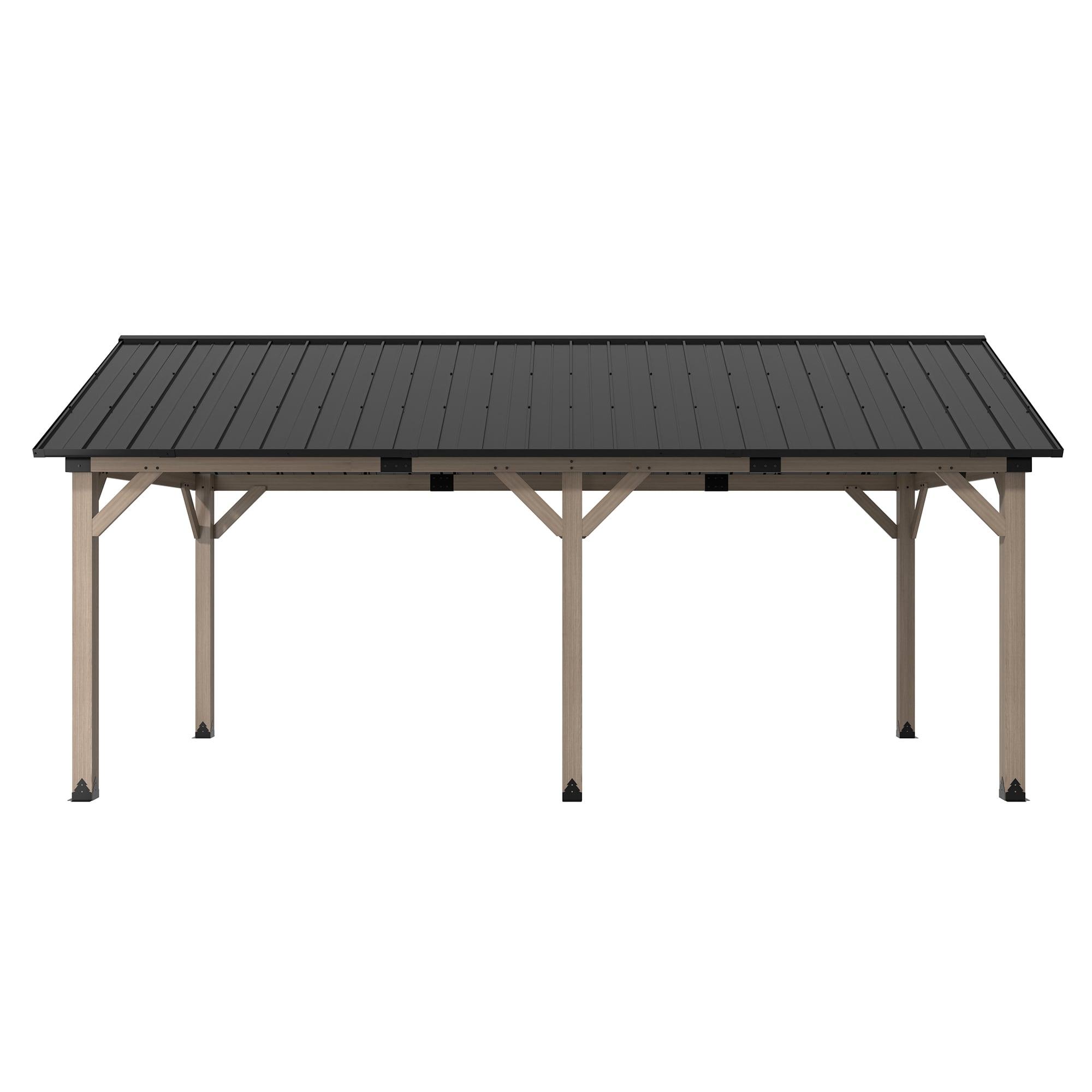 mondawe Greenwich 20 Ft. W x 12 Ft. D Solid Wood Patio Gazebo