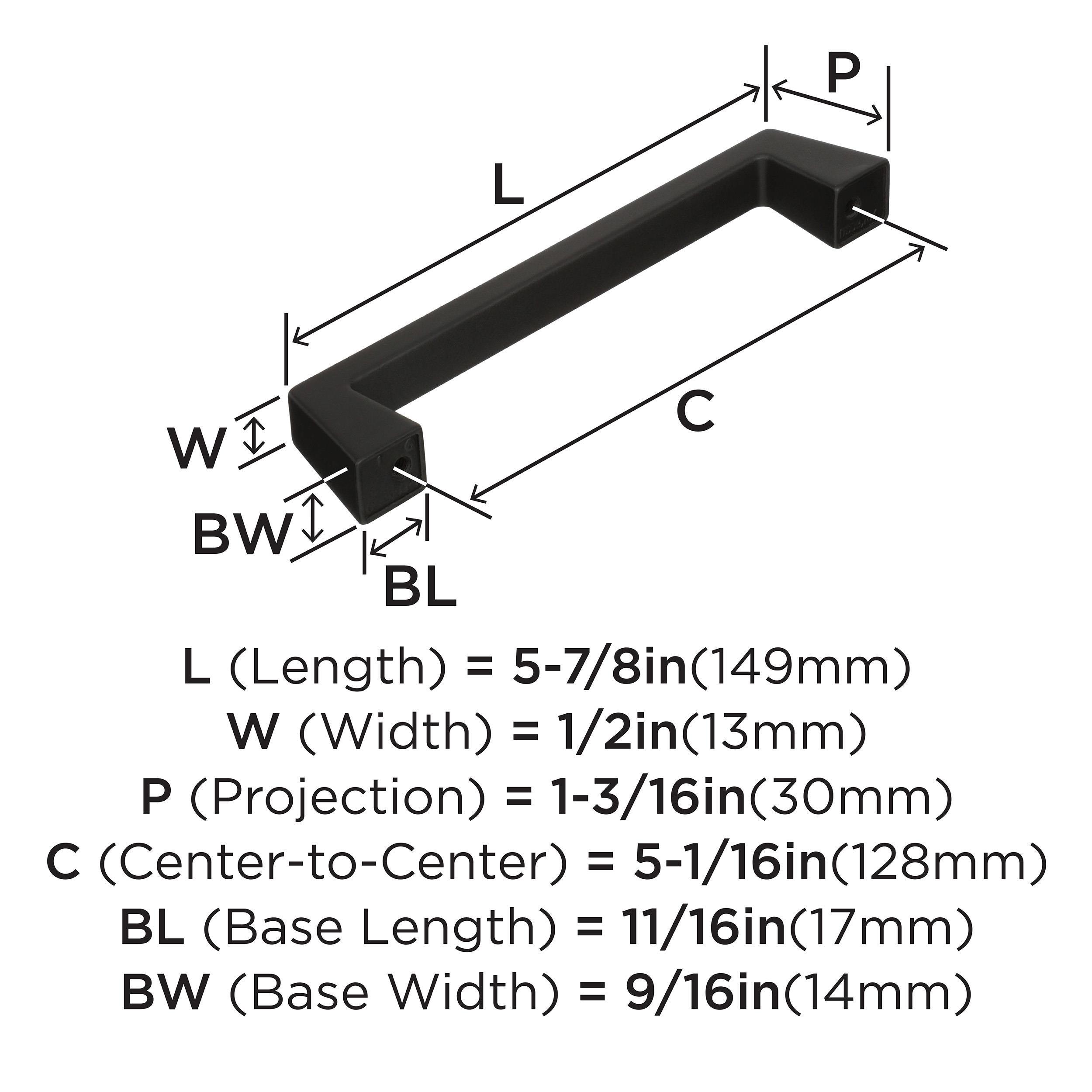 Blackrock 5 1/16" Center to Center Bar Pull