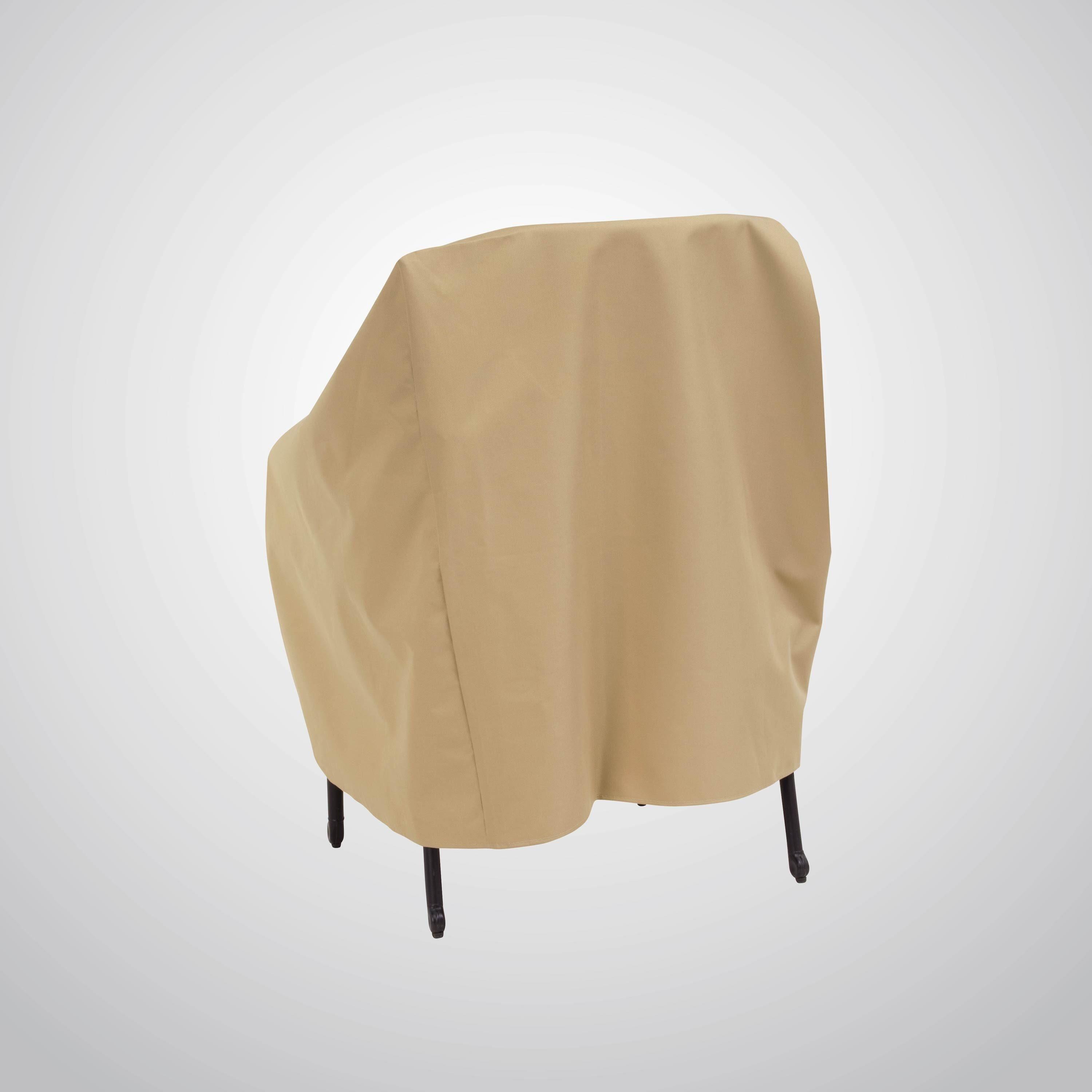 Modern Leisure Basics Patio Chair Cover, 33"L X 34"W X 31"H, Khaki