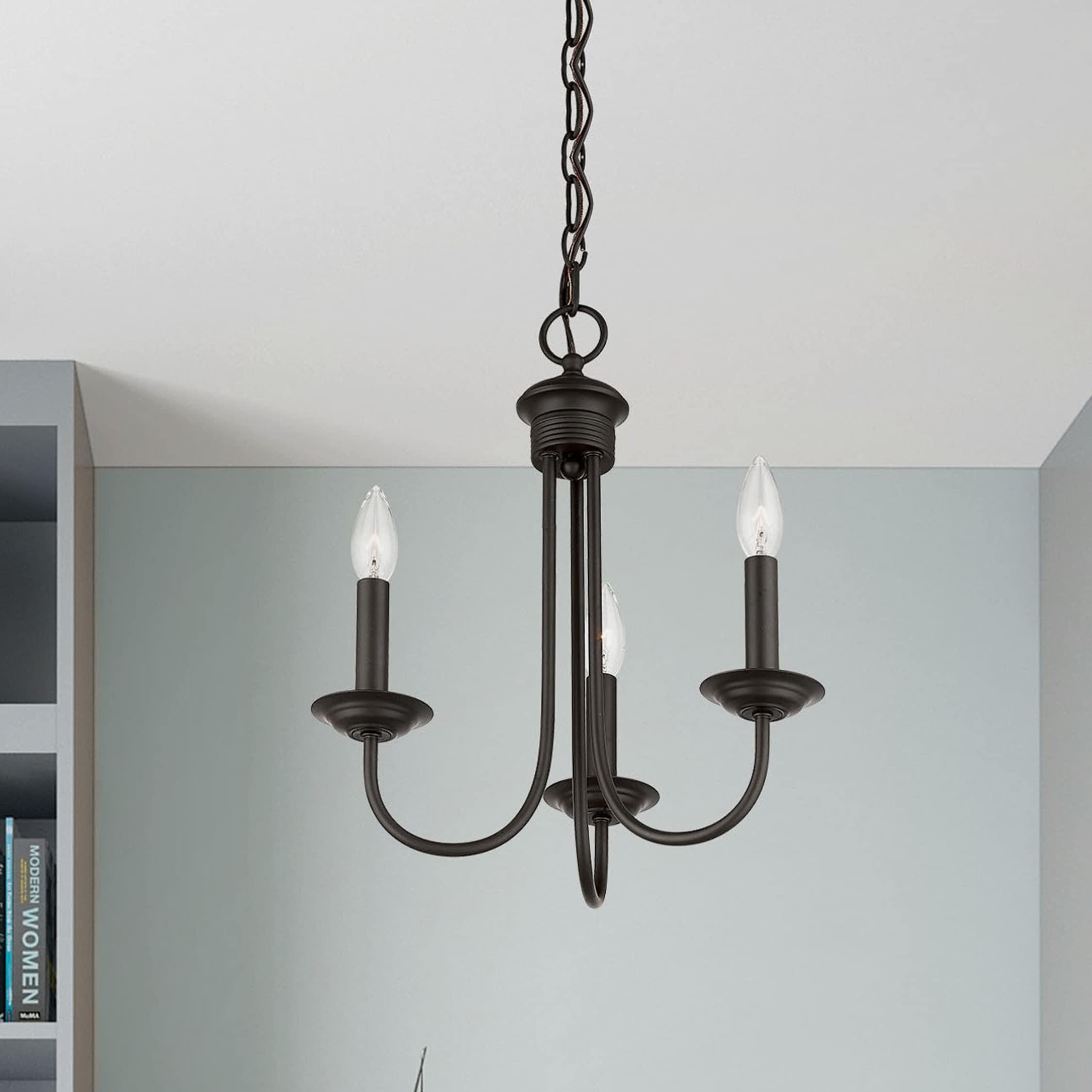 Livex Lighting Estate 3 - Light Chandelier in  Bronze