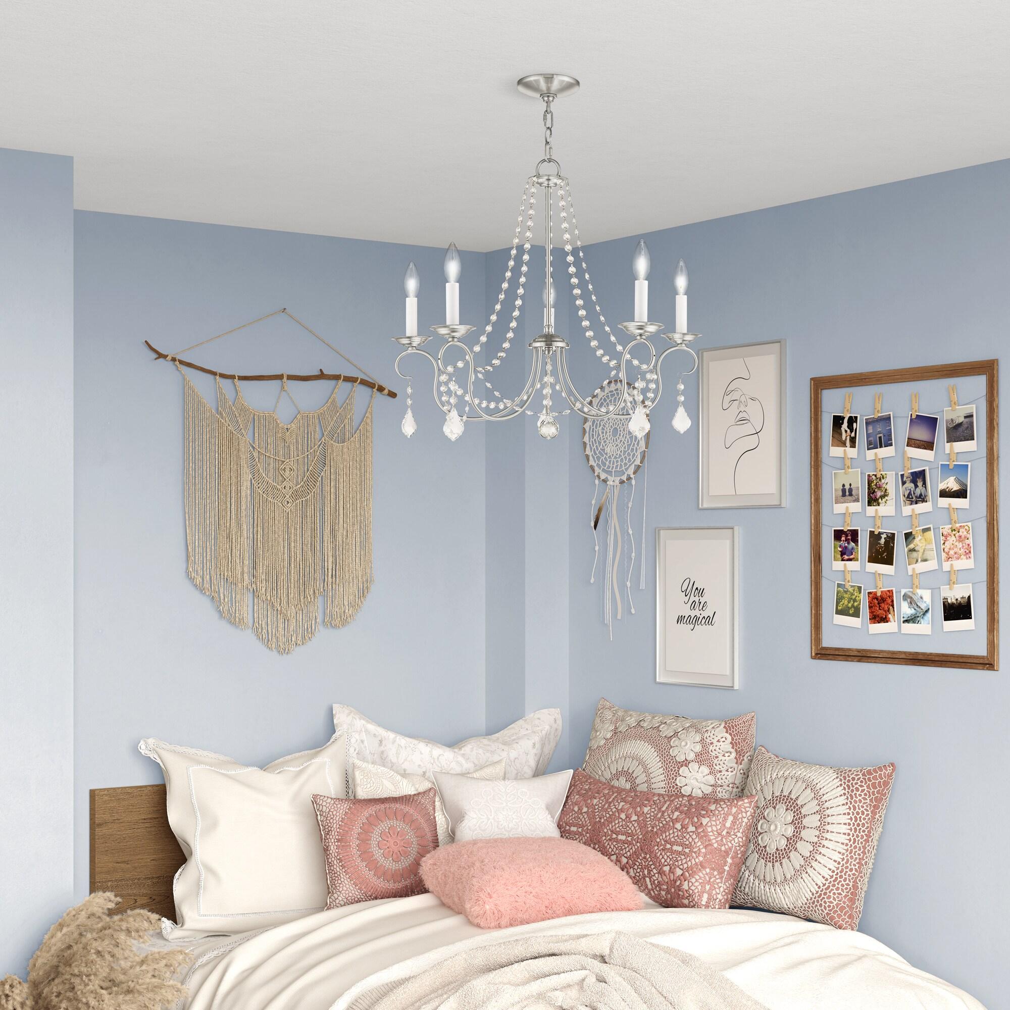 Livex Lighting Pennington 5 - Light Chandelier in Brushed Nickel