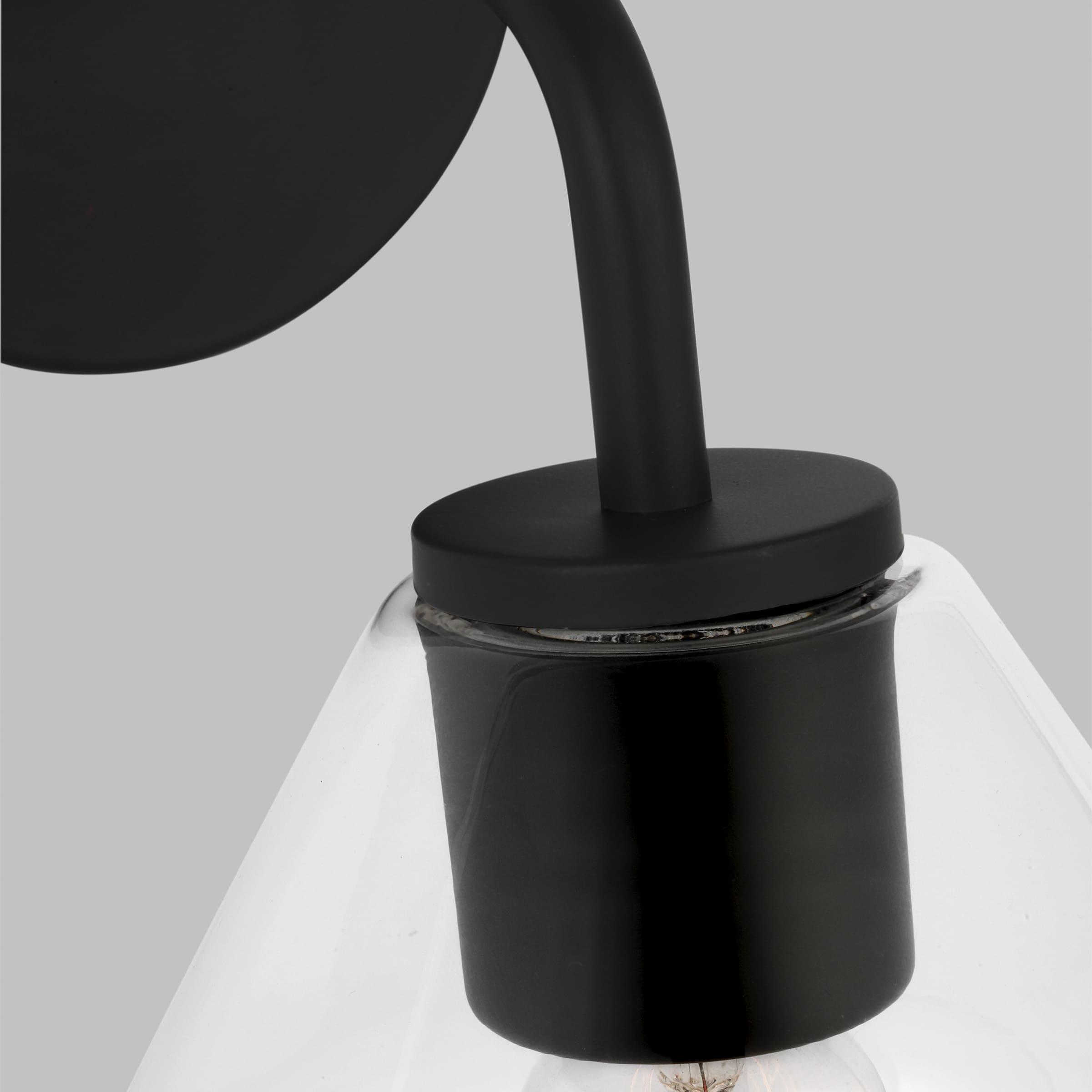 Generation Lighting Jett 6-in 1-Light Matte Black Transitional Vanity Light