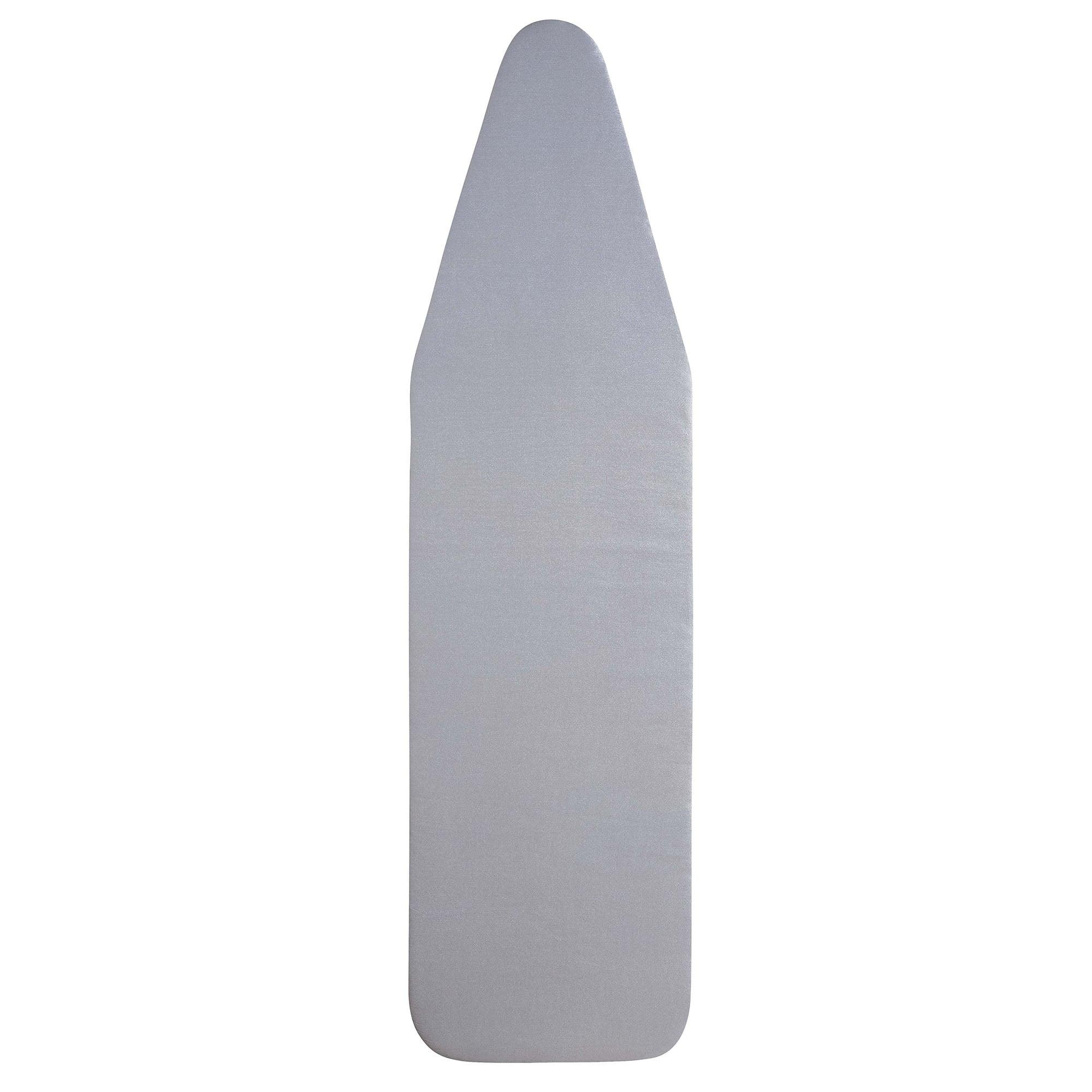 Replacement Ironing Board Cover and Pad for Standard Ironing Boards, Silver Silicone Coated