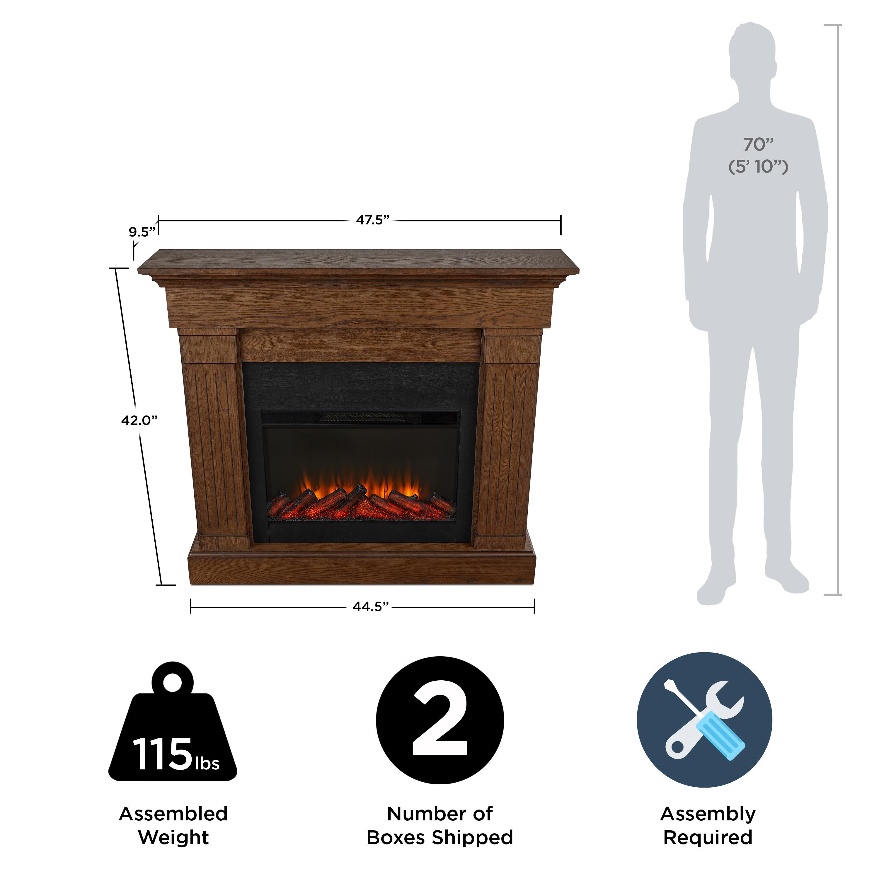 Real Flame Crawford 47" Slim Electric Fireplace by Real Flame
