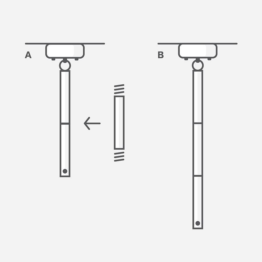 Brushed Nickel Mini Drum 5-Light Chandelier