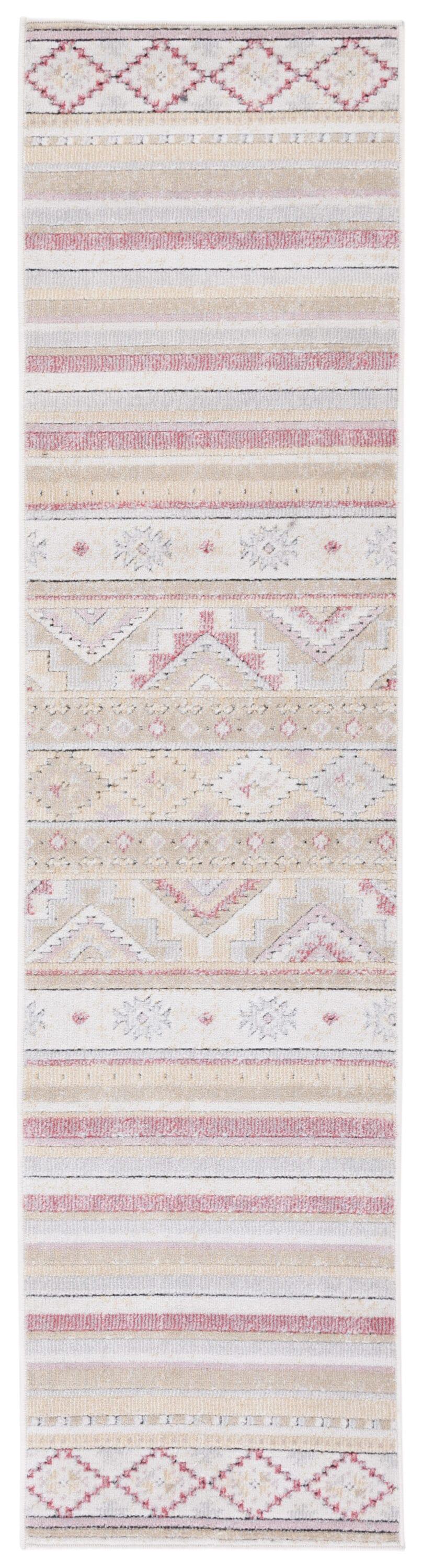 Cabana CBN551 Power Loomed Indoor and Outdoor Runner Rug - Ivory/Beige Gold - 2'2"x9' - Safavieh.