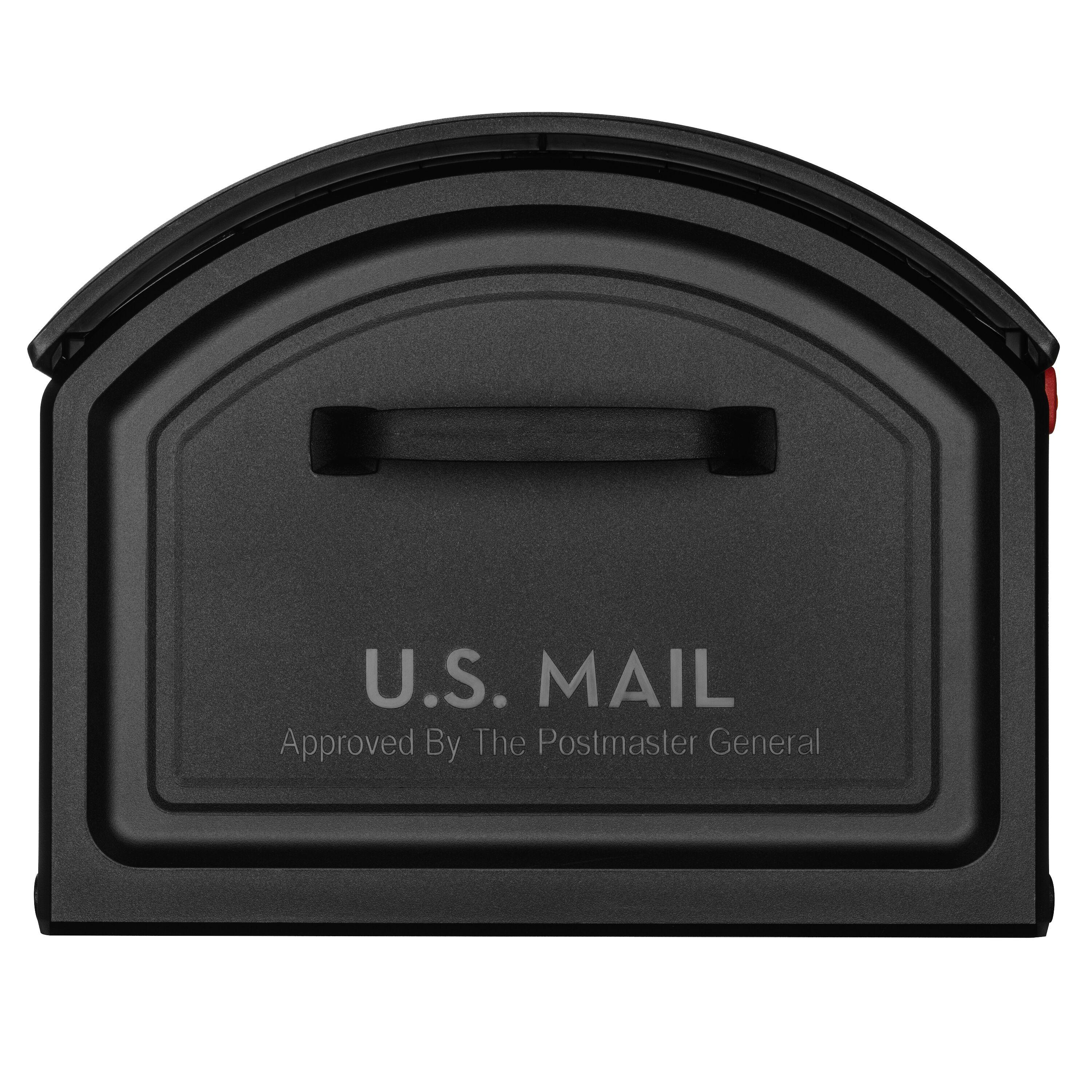 Architectural Mailboxes BILT CRE8 Extra Large Capacity Plastic Post Mount Mailbox