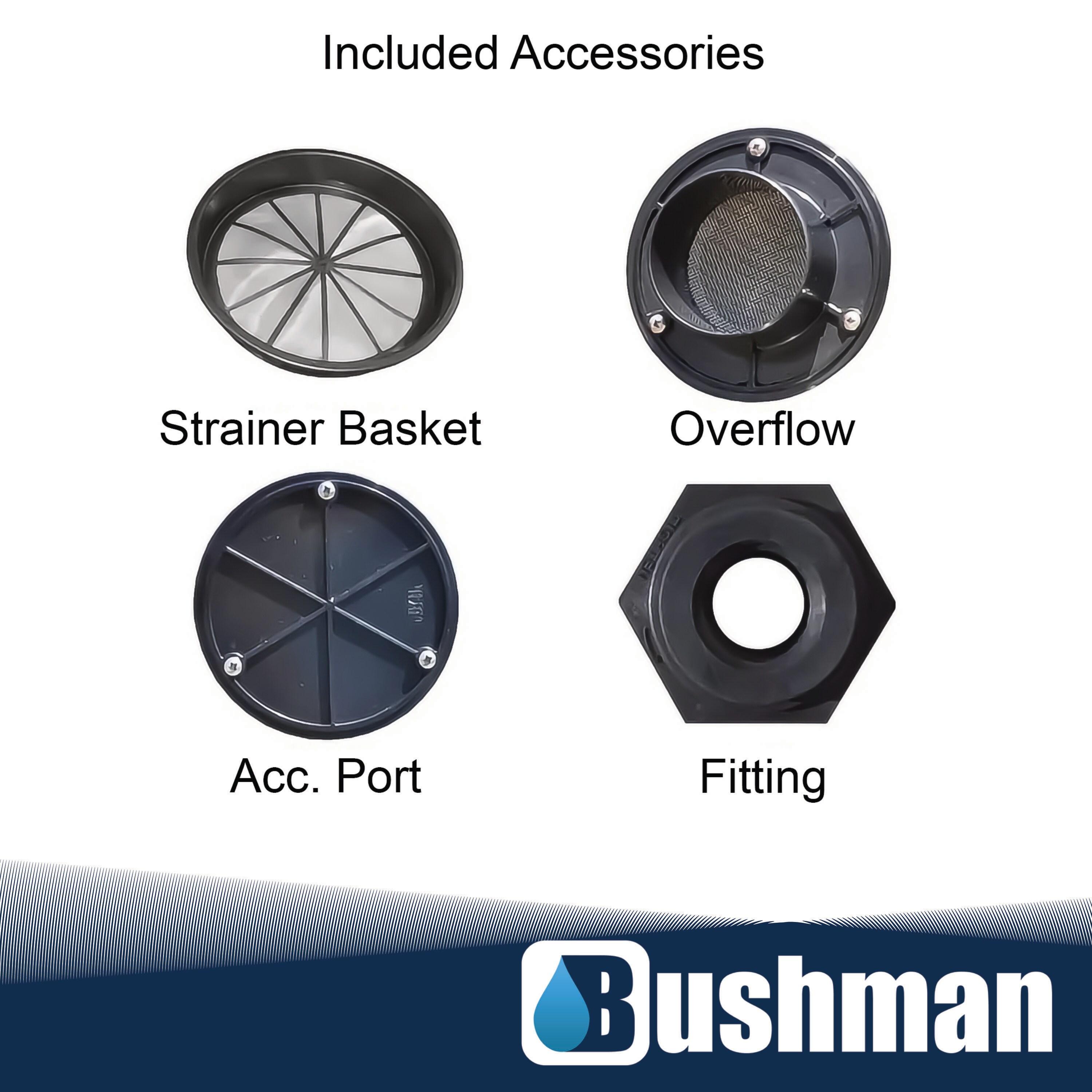 Bushman 265-Gallons Plastic Brown Water Storage Tank