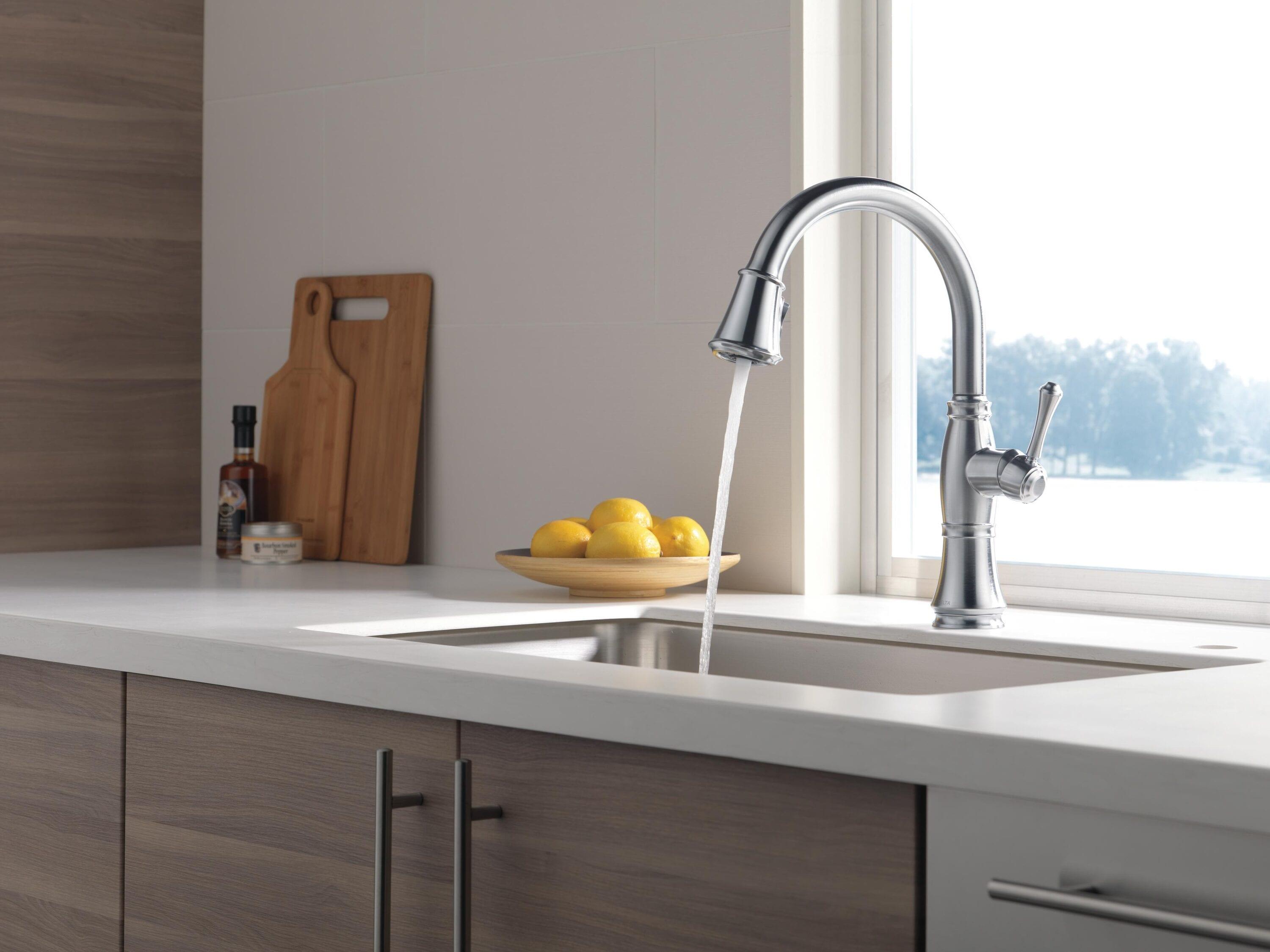 Cassidy Pull Down Sprayer Kitchen Sink Faucet, Single Handle Kitchen Faucet