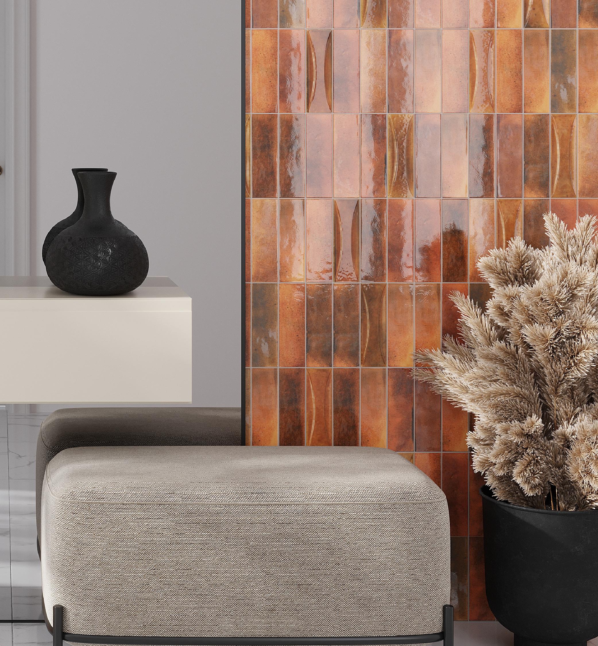 Antiek 2.58'' W x 7.9'' L Beveled Ceramic Subway Singular Tile