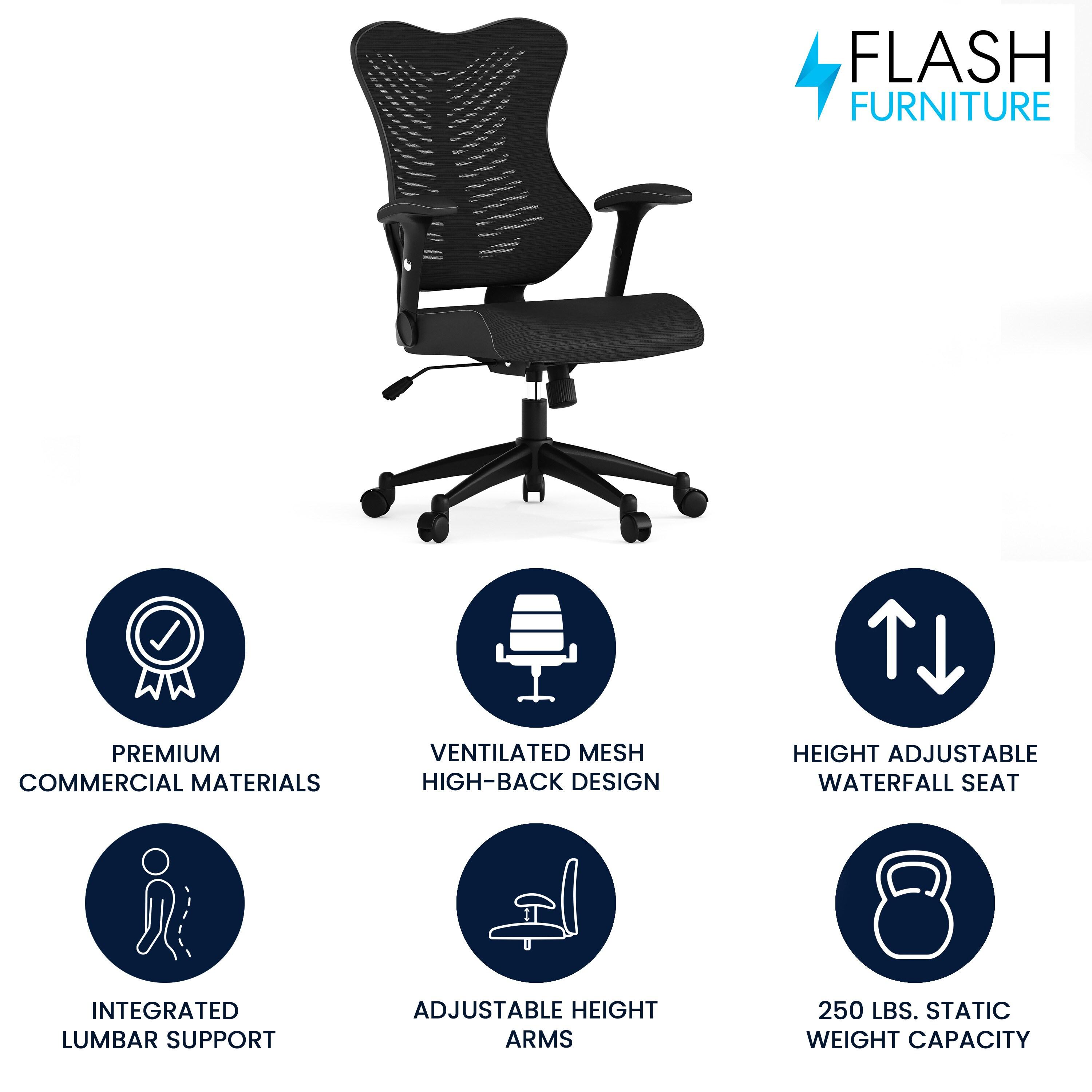 Siwar High-Back Designer Ergonomic Office Chair with Adjustable Armrests