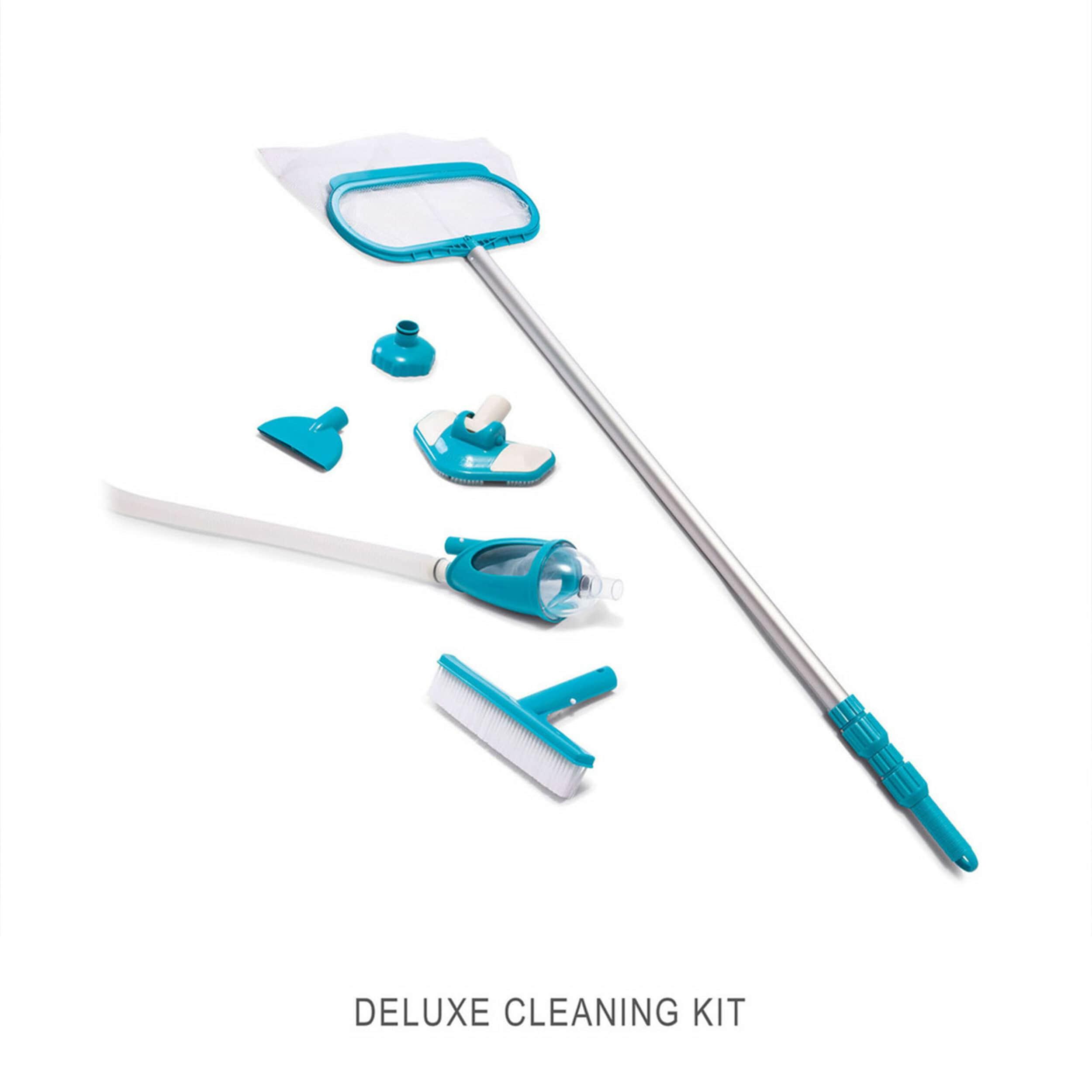 Intex Ultra 24ftX12ftX52in XTR Rectangular Metal Frame Swimming Pool Set w/Pump Filter