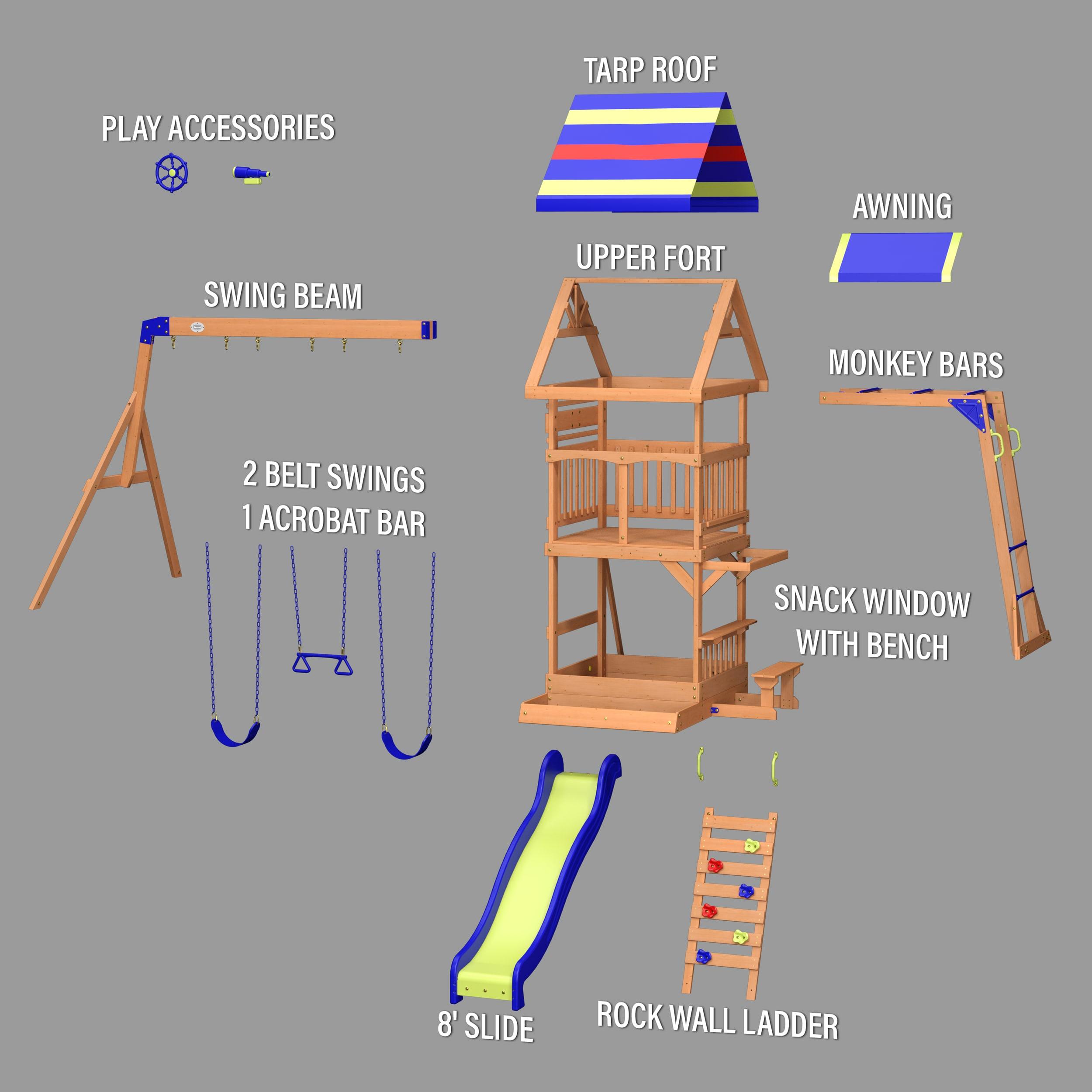 Backyard Discovery Beach Front Swing Set