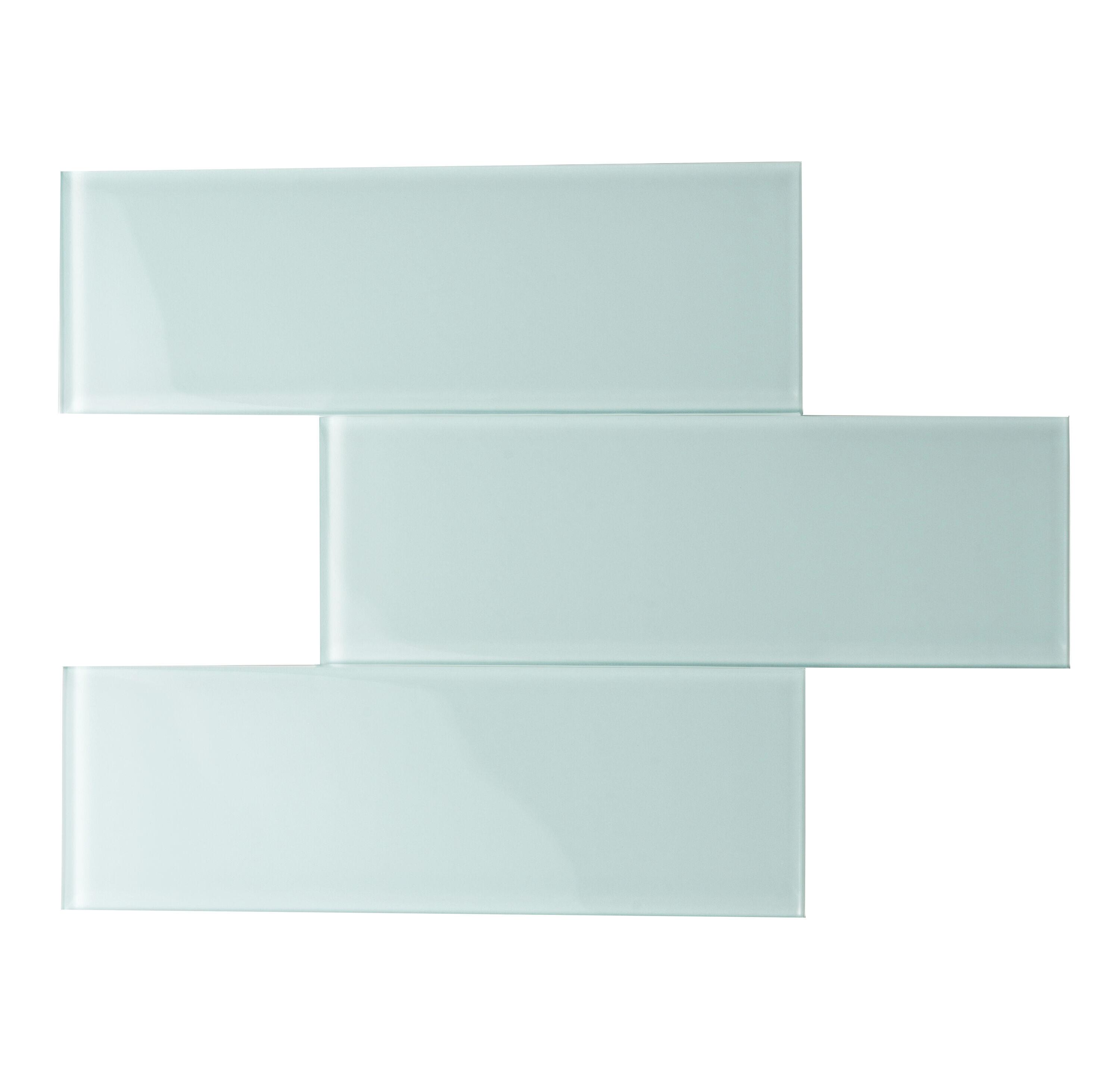 3" x 9" Glass Subway Tile
