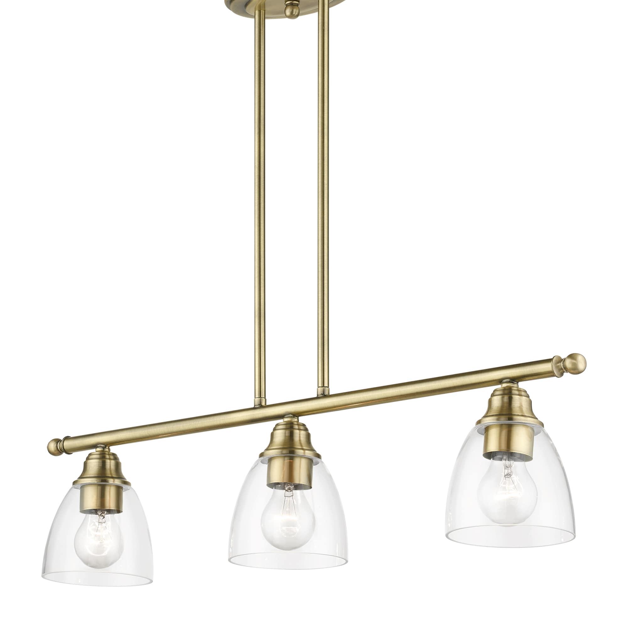 Livex Lighting Montgomery 3 - Light Chandelier in  Antique Brass