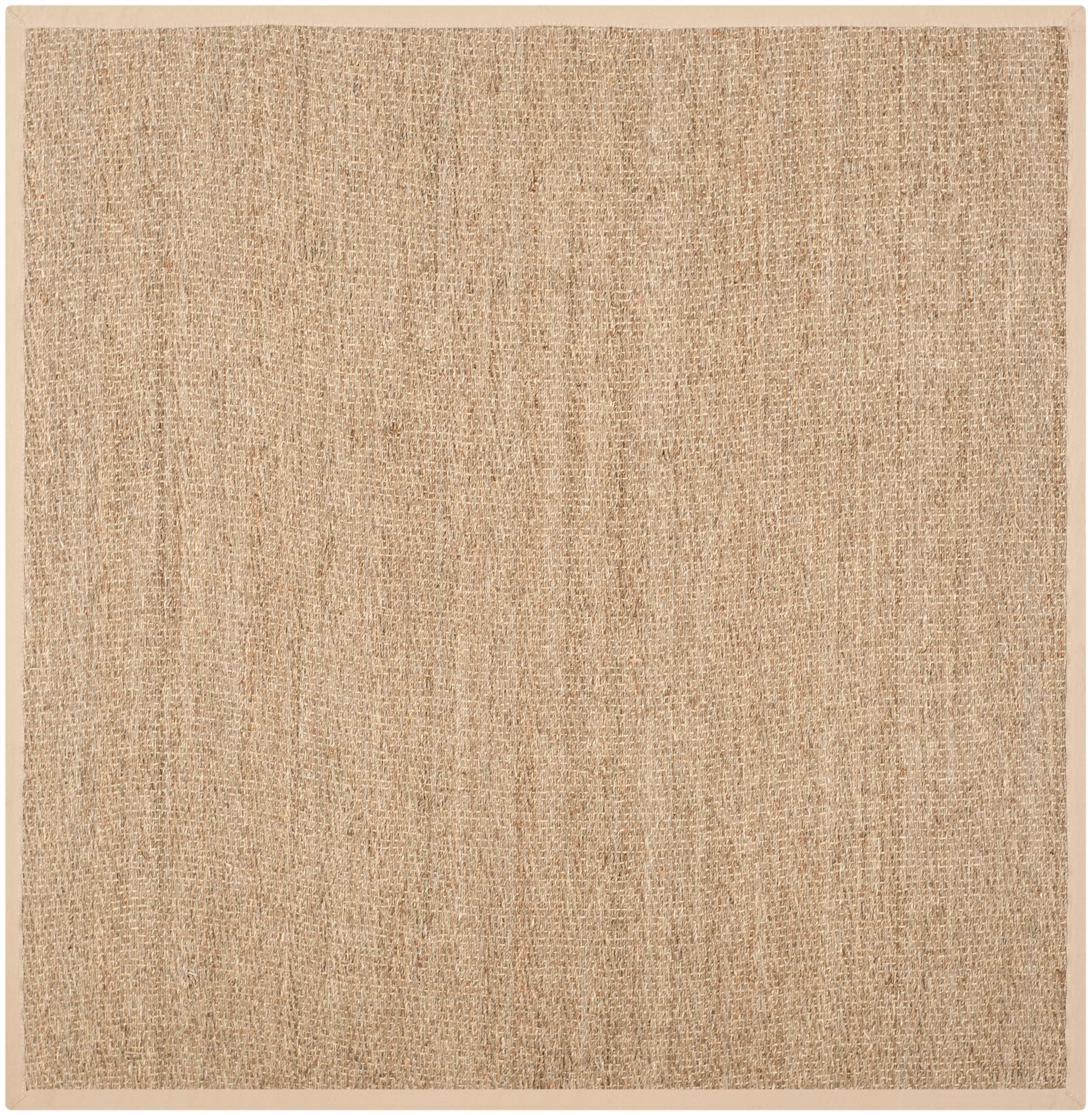 Natural Fiber NF115 Power Loomed Indoor Area Rug - Natural/Beige - 6'x6' - Safavieh.