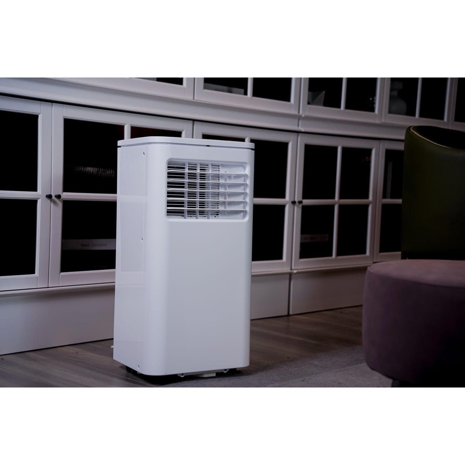 Airemax 6,000 BTU Portable Air Conditioner with Dehumidifier for up to 300 Sq. Ft. in White