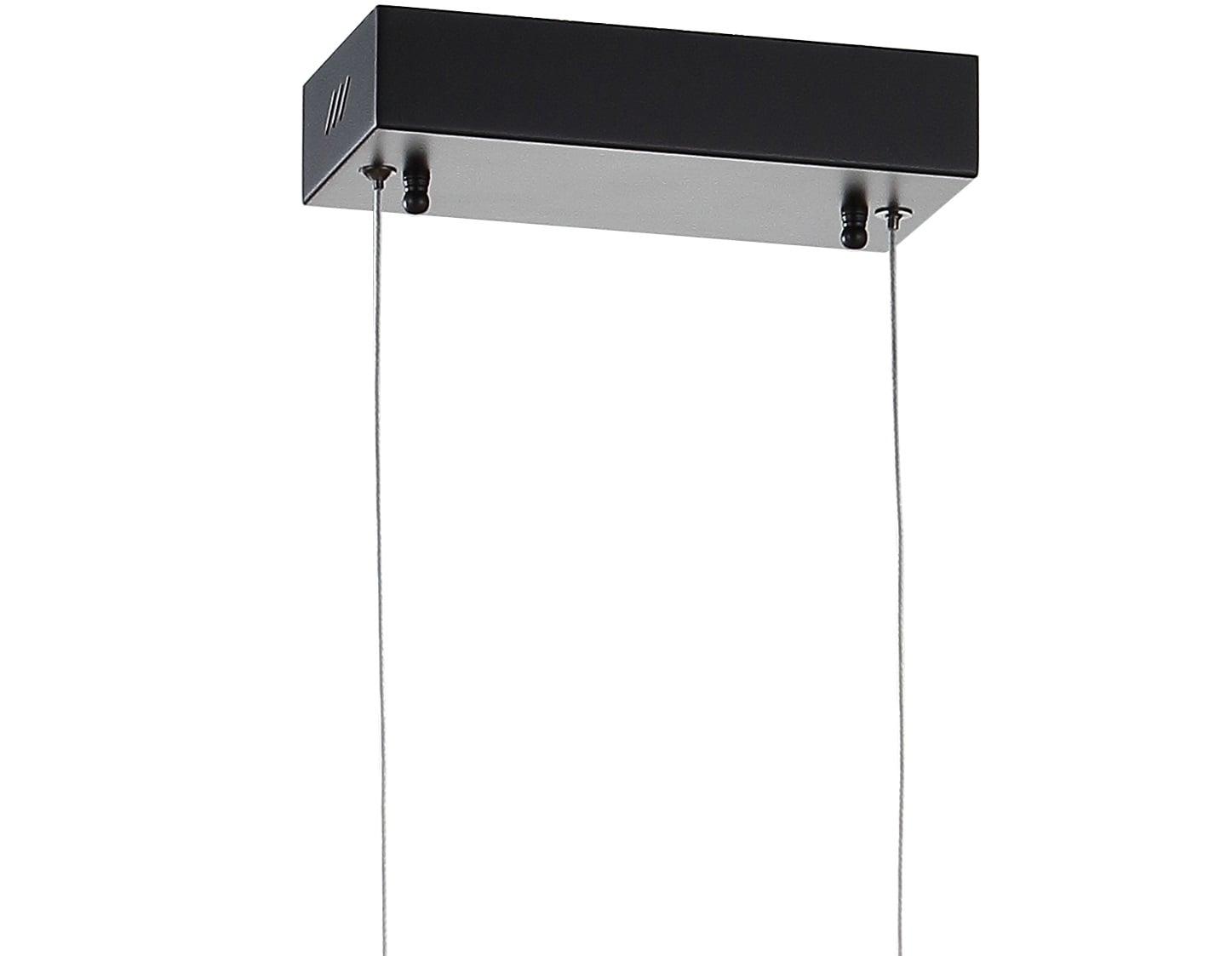 JONATHAN Y Roxanna 41.5" Dimmable Adjustable Integrated LED Metal Linear Pendant, Black