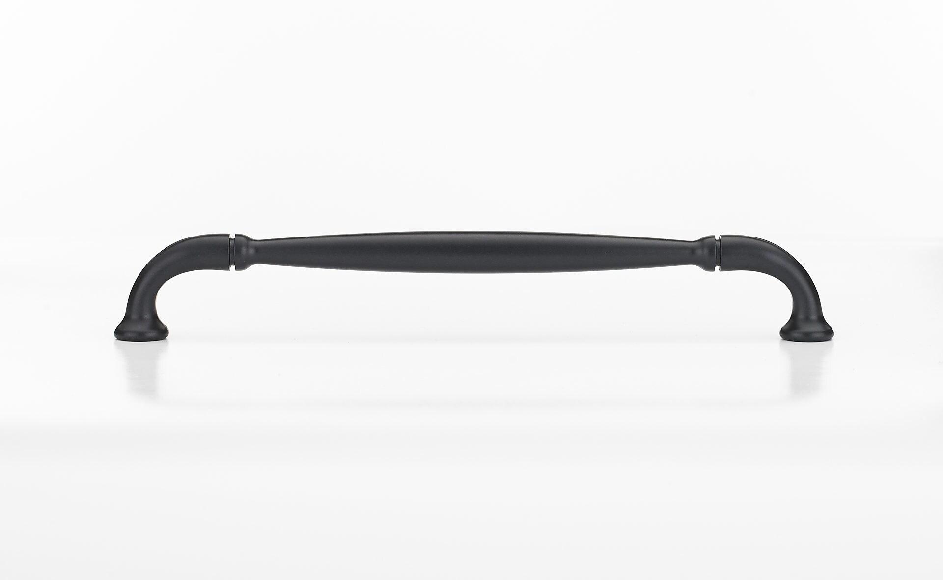 Richelieu Hardware BP23737192906 Hudson Collection 7 9/16-inch (192 mm) Center-to-Center Anthracite Traditional Curved Cabinet and Drawer Pull Handle for Kitchen, Bathroom, and Furniture