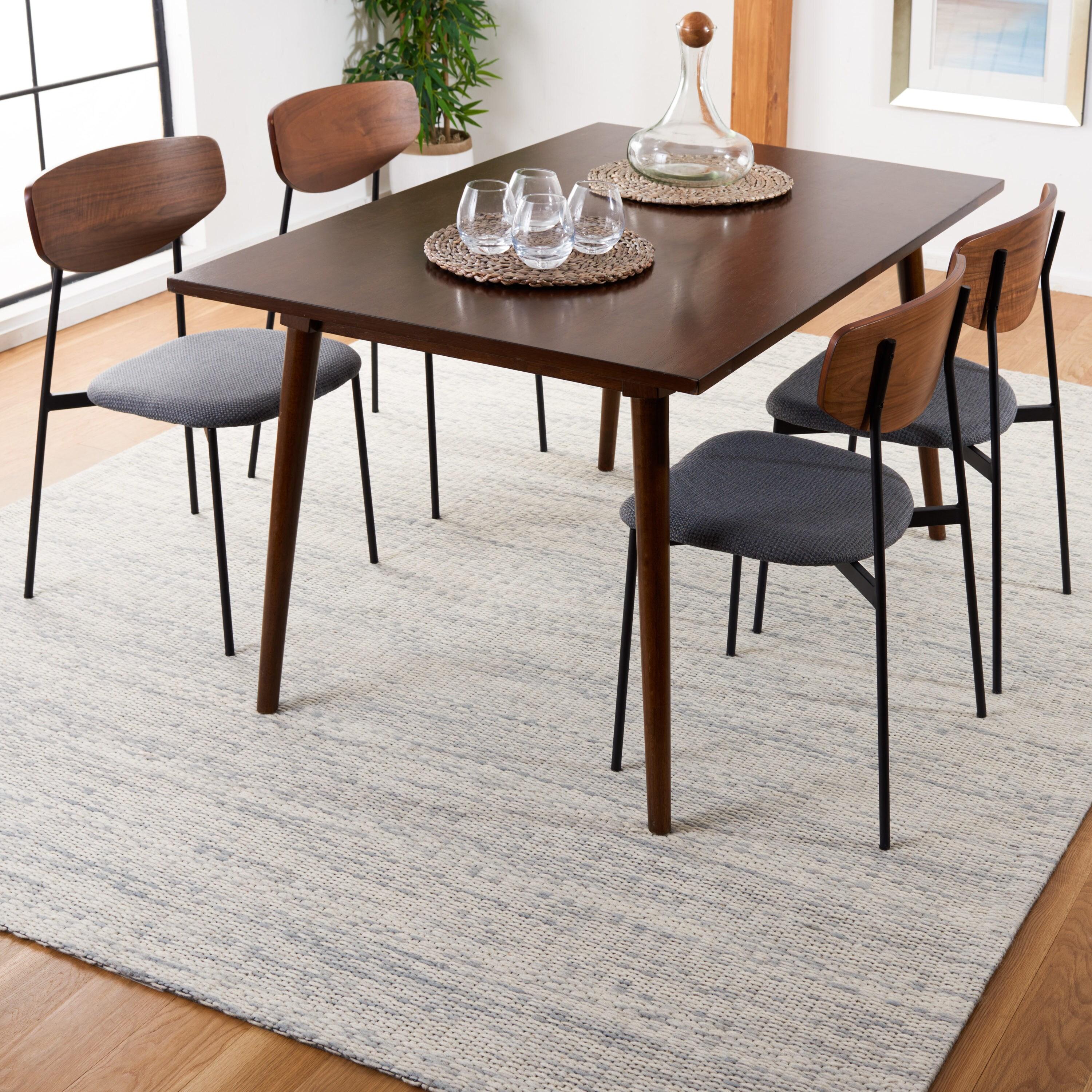 Marbella MRB311 Hand Woven Area Rug - Light Grey - 6'x6' - Safavieh.