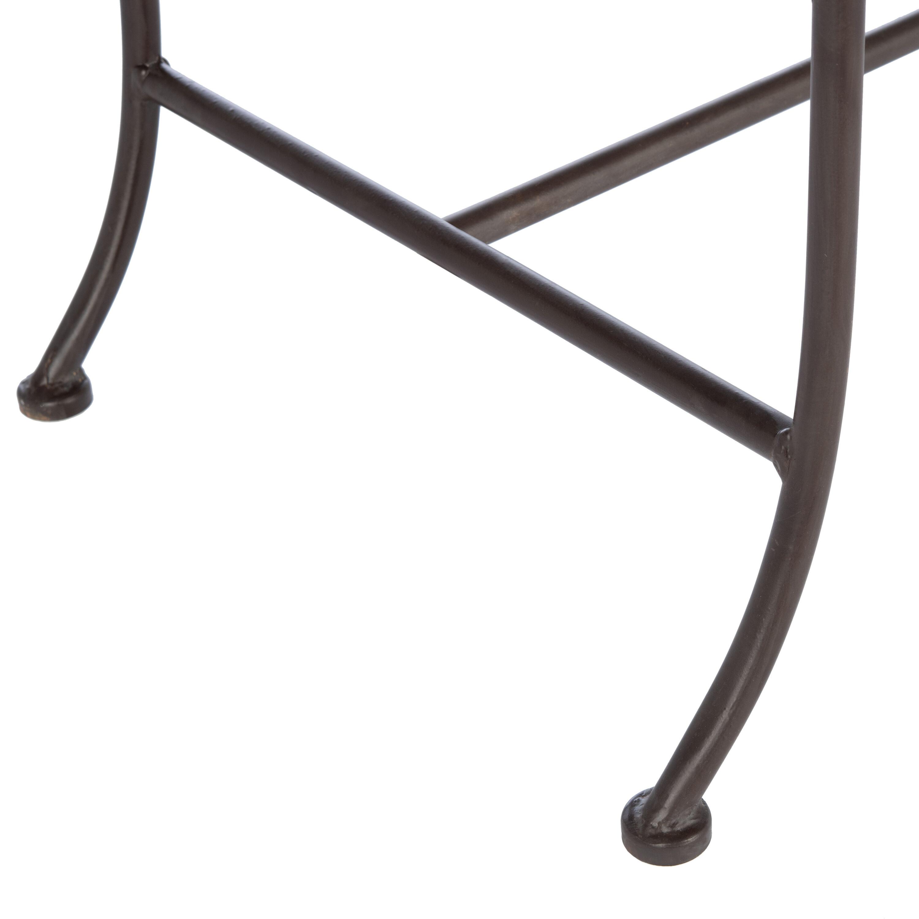 Adina Bench - Outdoor - PAT5016 - Rustic Brown - Safavieh