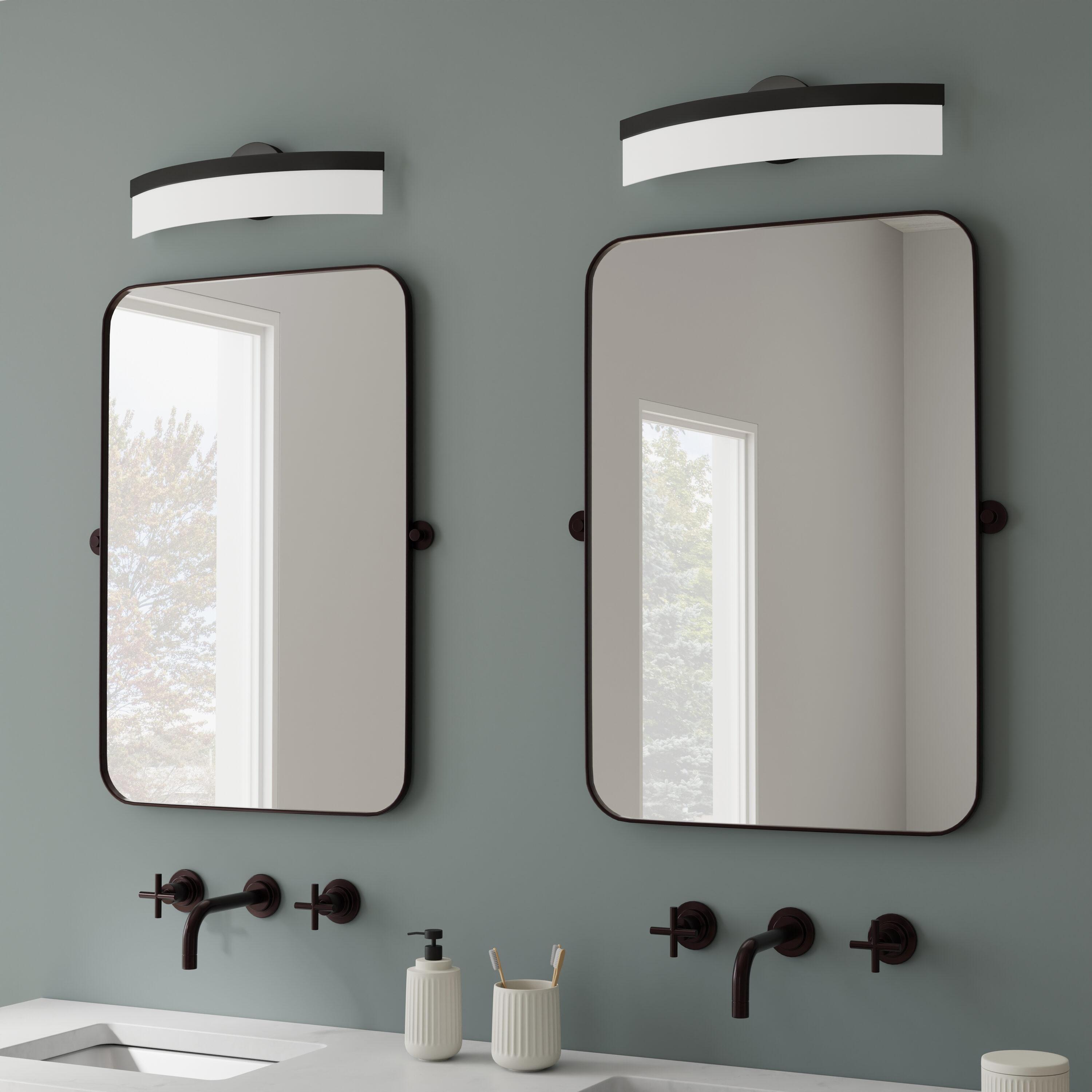 Origin 21 Lynnpark 20-Inches Matte Black Integrated LED Modern/contemporary Vanity light