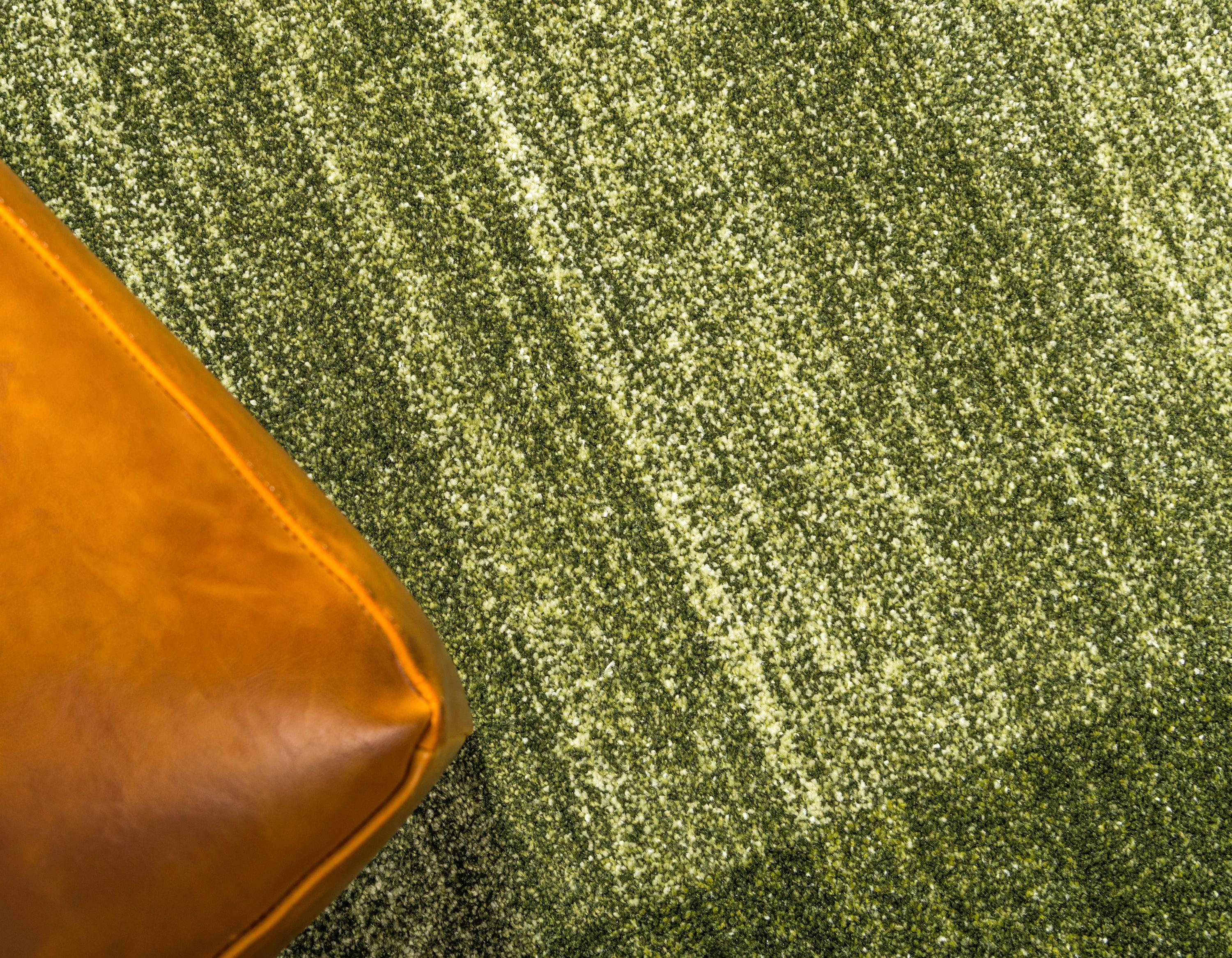 Unique Loom Abigail Del Mar Area Rug , 2'7"x10' Runner ,Light Green