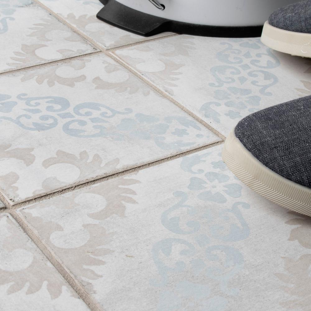 Barcelona 6" x 6" Porcelain Patterned Wall & Floor Tile