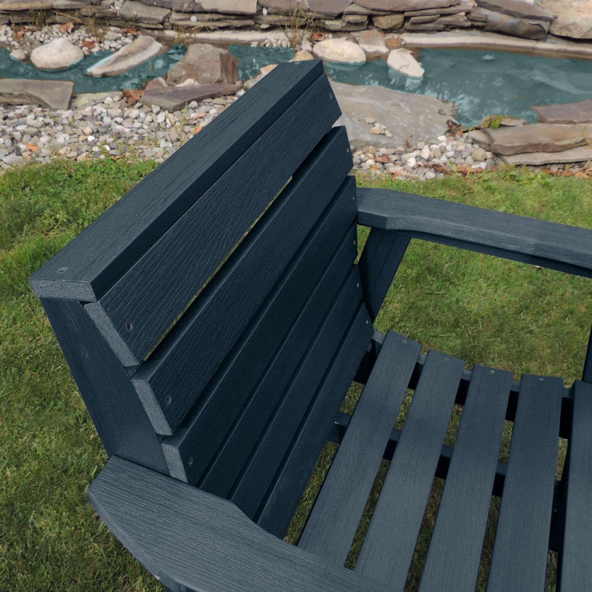 Highwood Weatherly Blue Outdoor Garden Chair