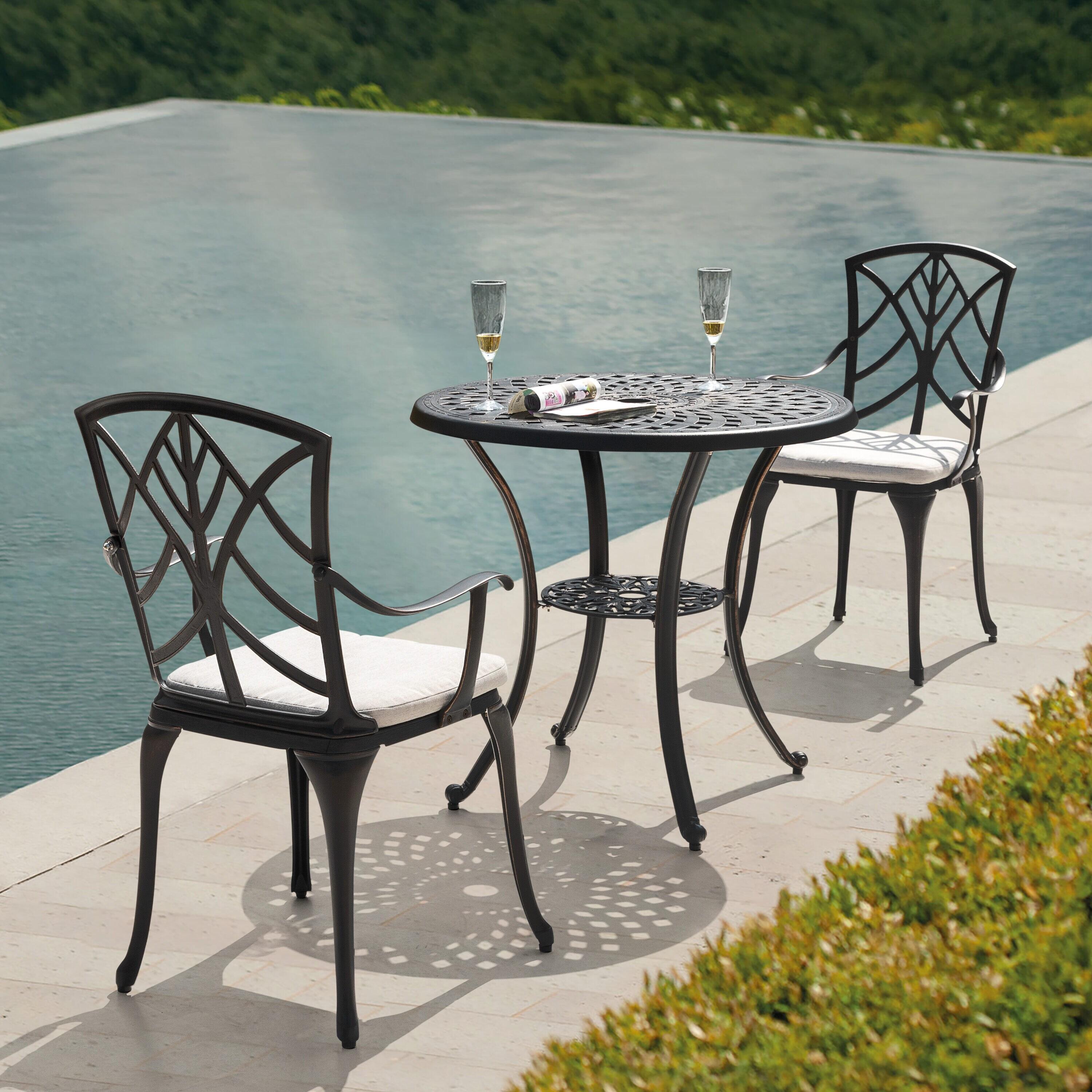 15 in. x 16 in. Outdoor Patio Chair Seat Cushion in Gray (2-Pack)