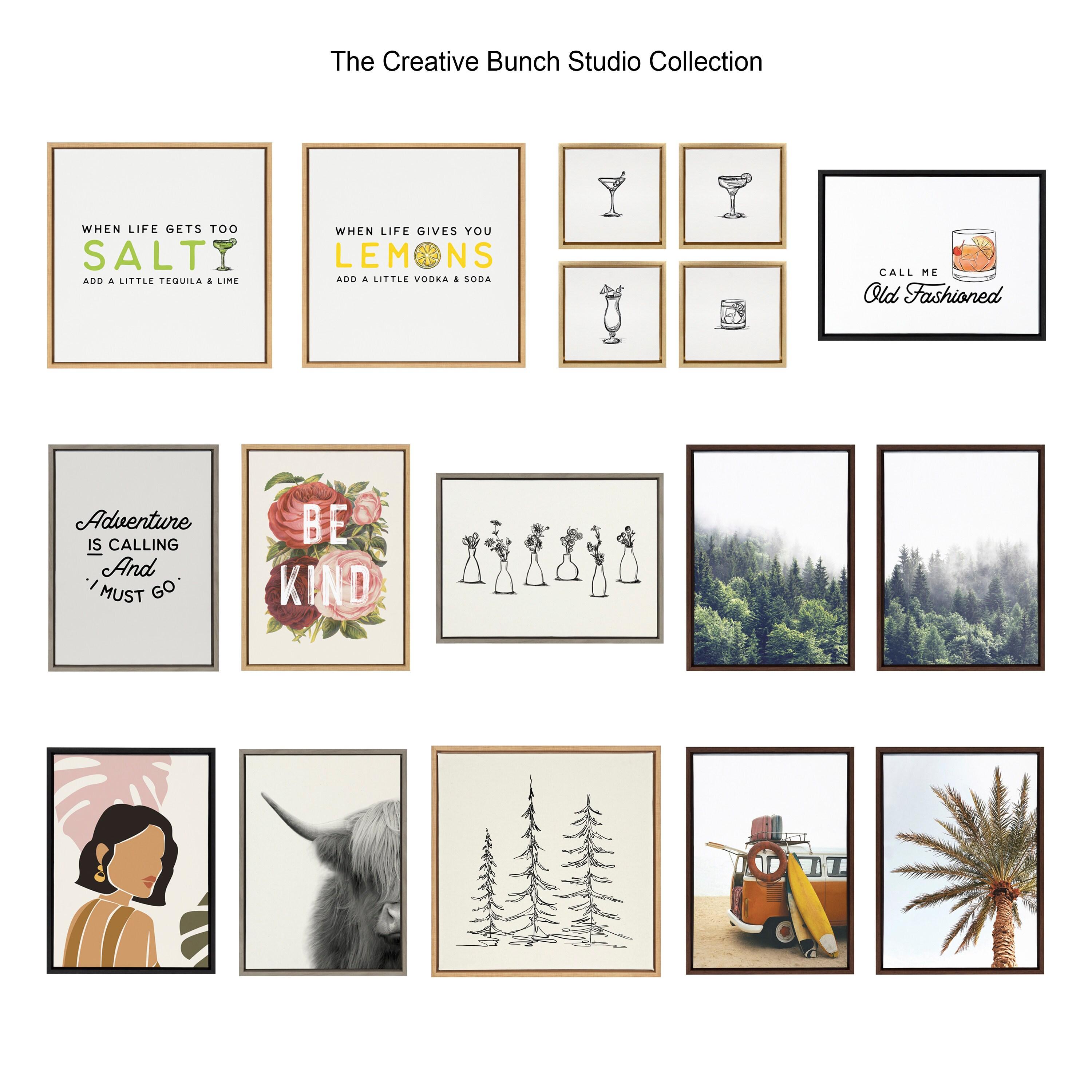 18" x 24" 2pc Sylvie Ocean Beach Framed Canvas Set by the Creative Bunch Studio Brown - Kate & Laurel All Things Decor