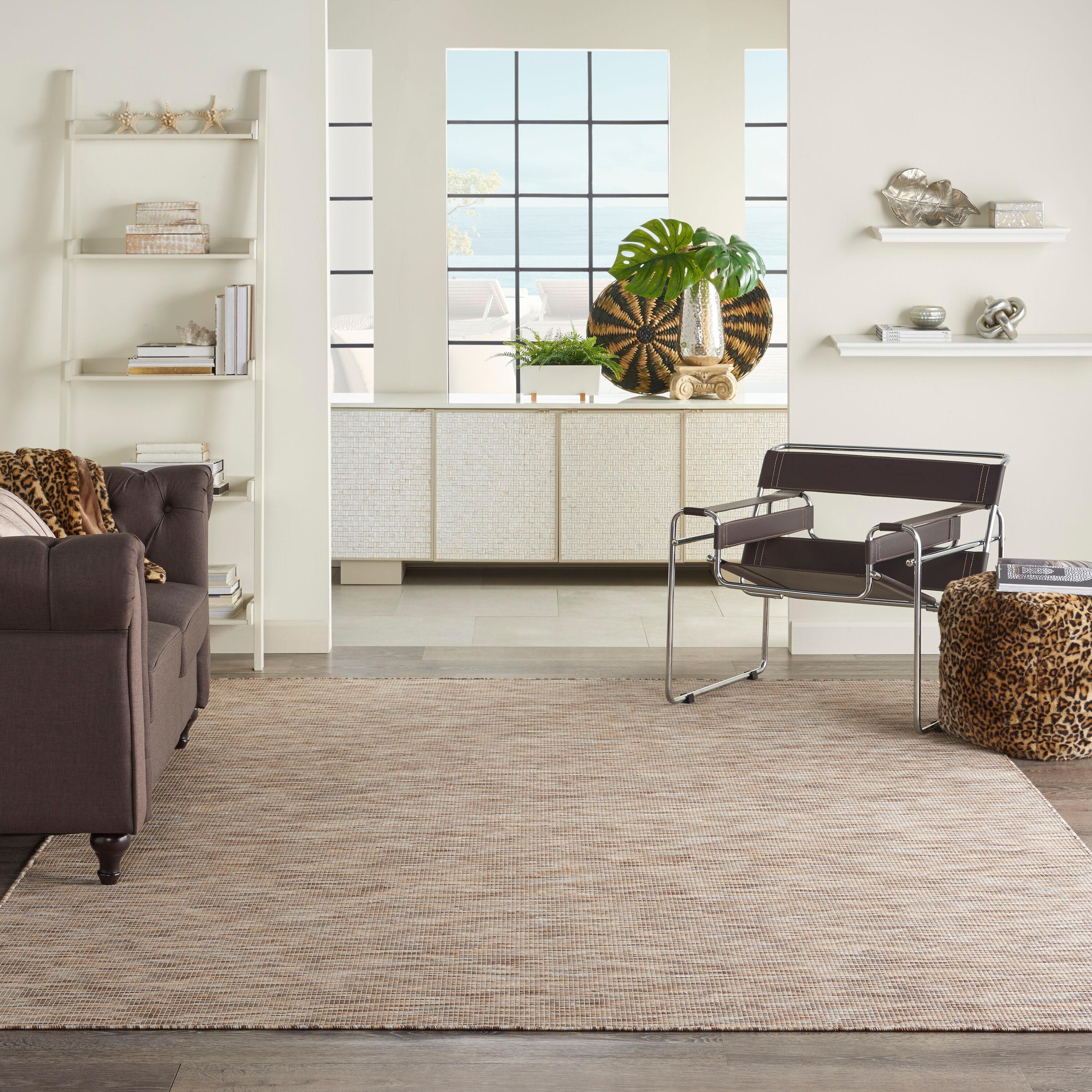 Nourison Positano POS01 Indoor/outdoor Area Rug - Beige 8' x 10'