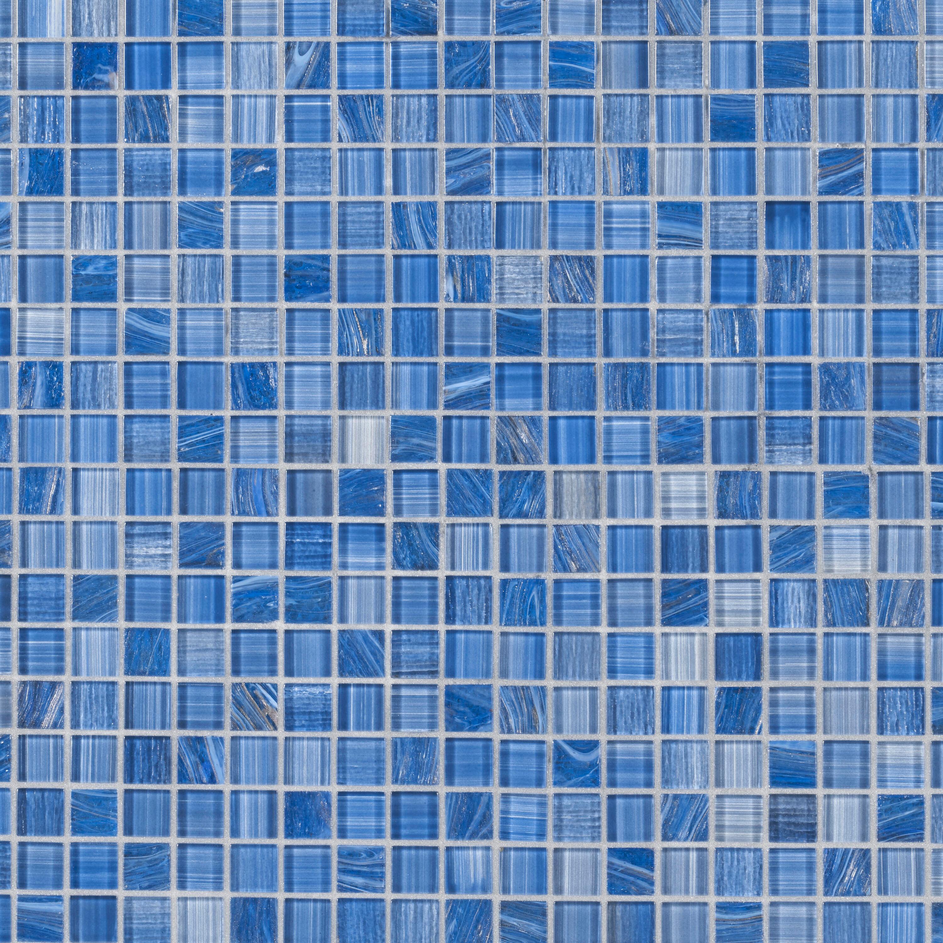 Jayla 11.81 in. x 11.81 in. Polished Glass Floor and Wall Mosaic Tile