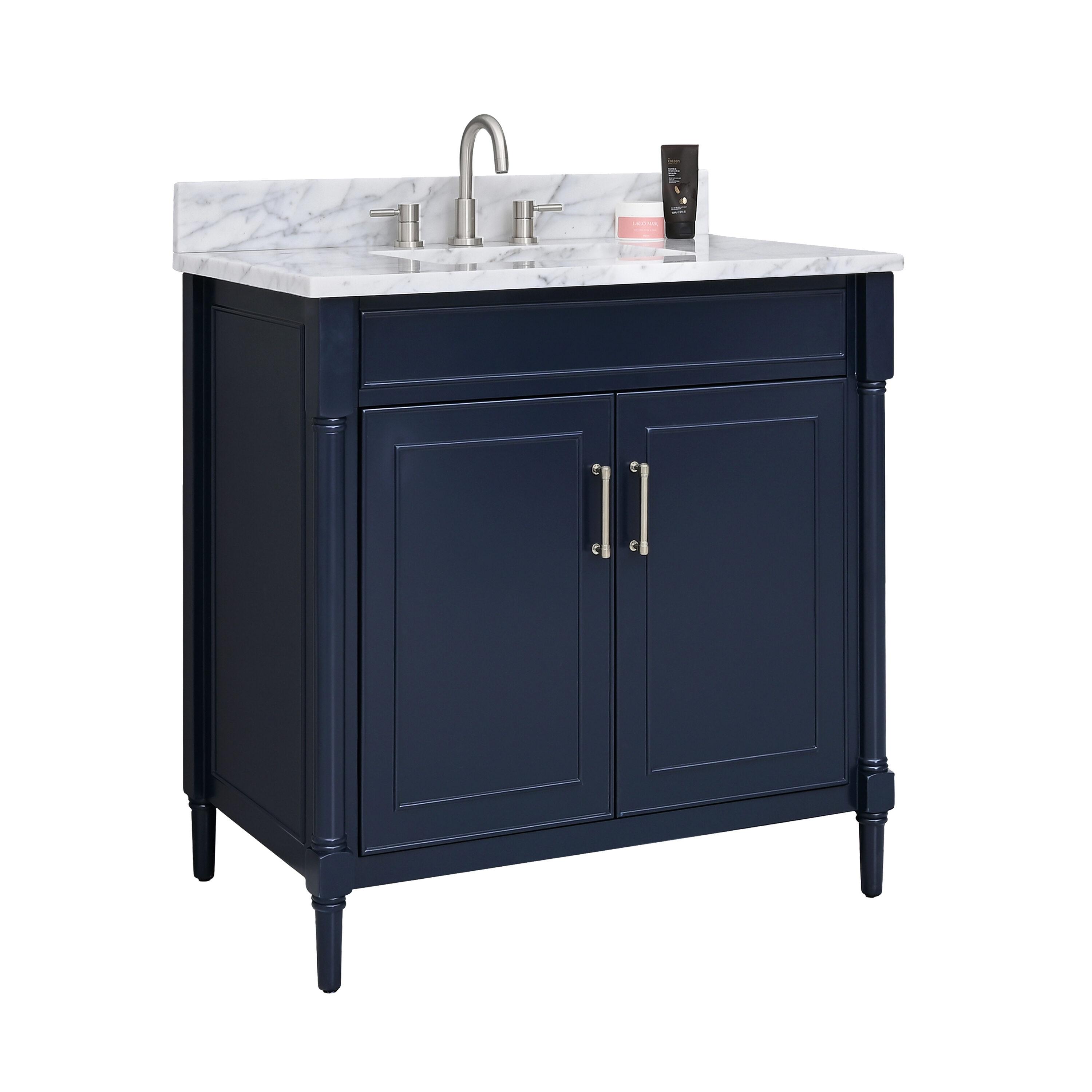 Addison 37'' Single Bathroom Vanity with Marble Top