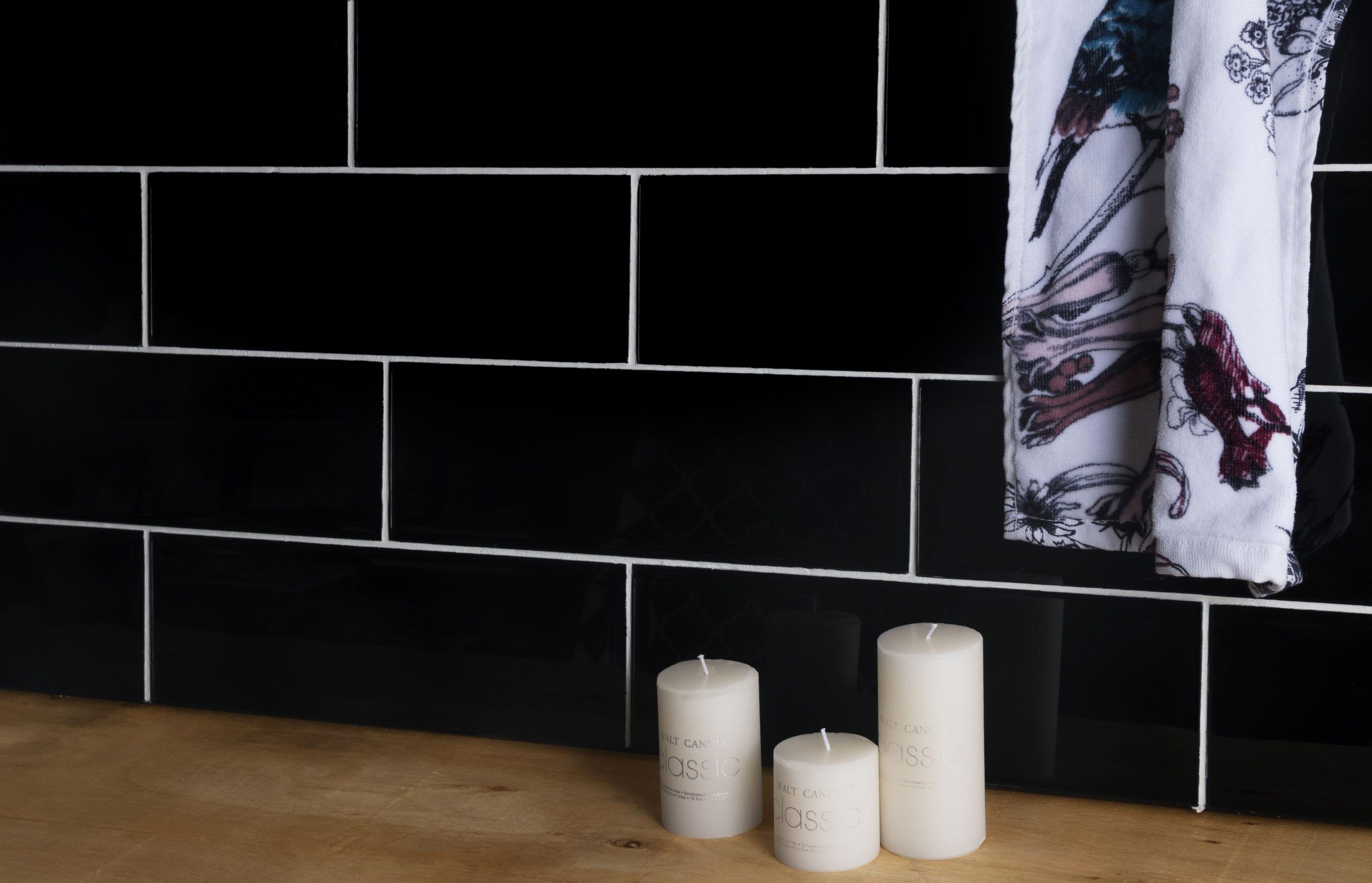 Premium 4" x 12" Glass Subway Tile