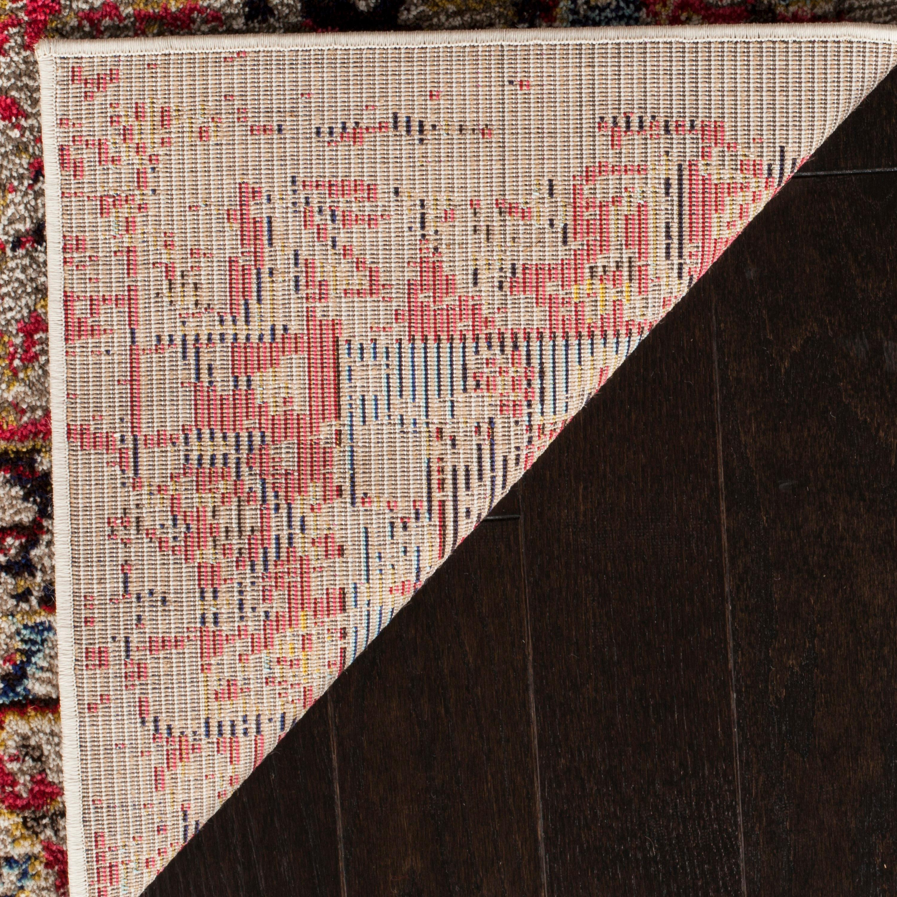 SAFAVIEH Monaco Shannon Abstract Area Rug, Grey/Multi, 10' x 14'