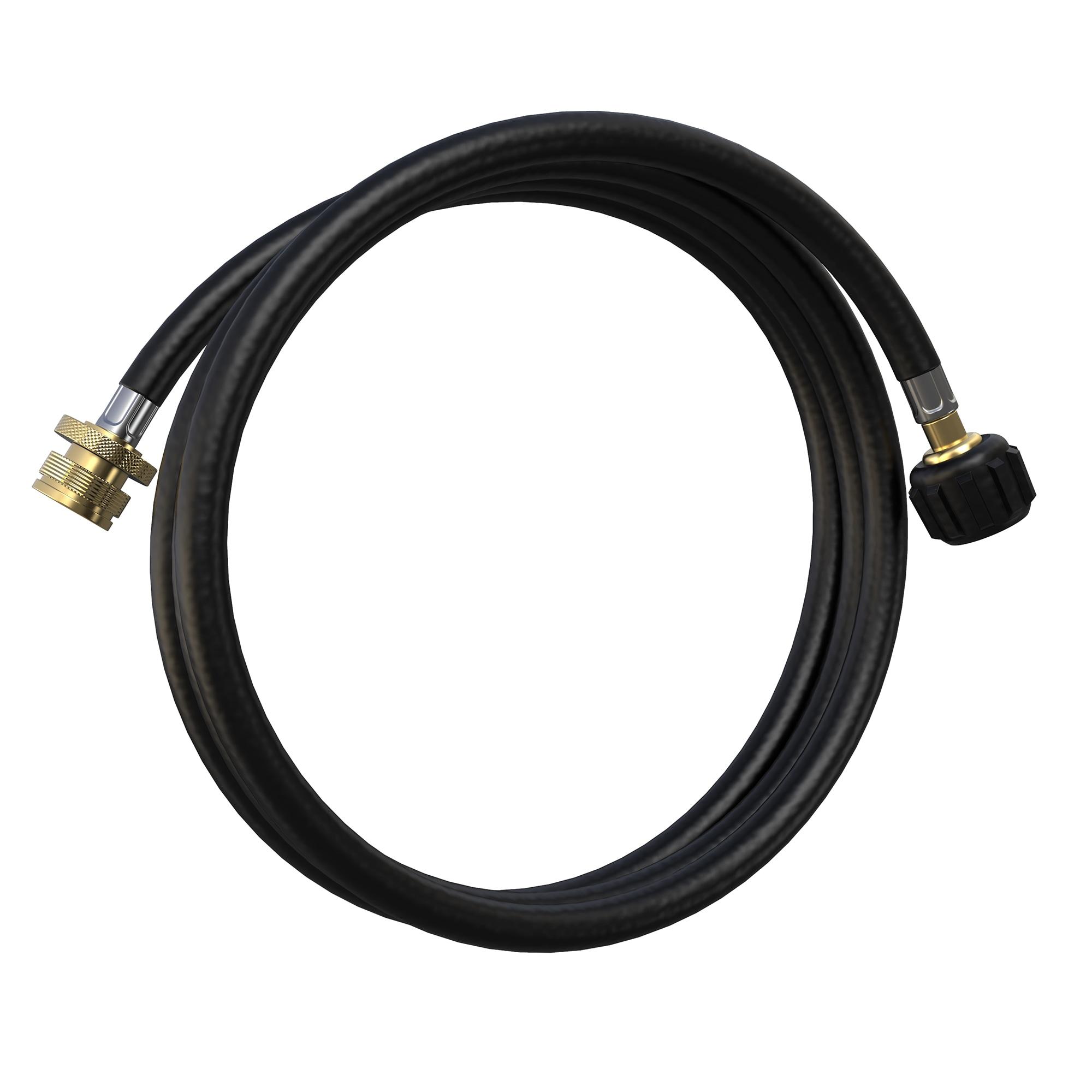 Royal Gourmet Royal Gourmet 5 Feet Propane Hose Adaptor, 1 Lb Portable Appliance to 20 Lb Lp Tank Converter with Type 1 Connection, Black