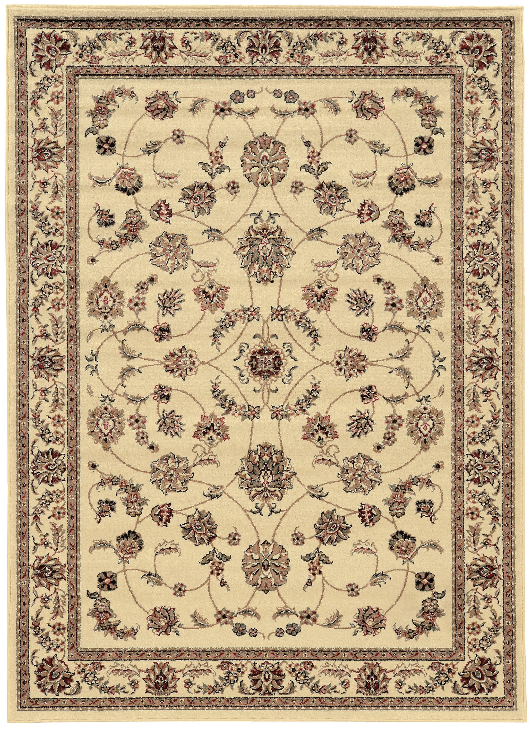 Radici Usa Como Area Rug 1596 Ivory Italian Bordered 7' 9" x 11' Rectangle