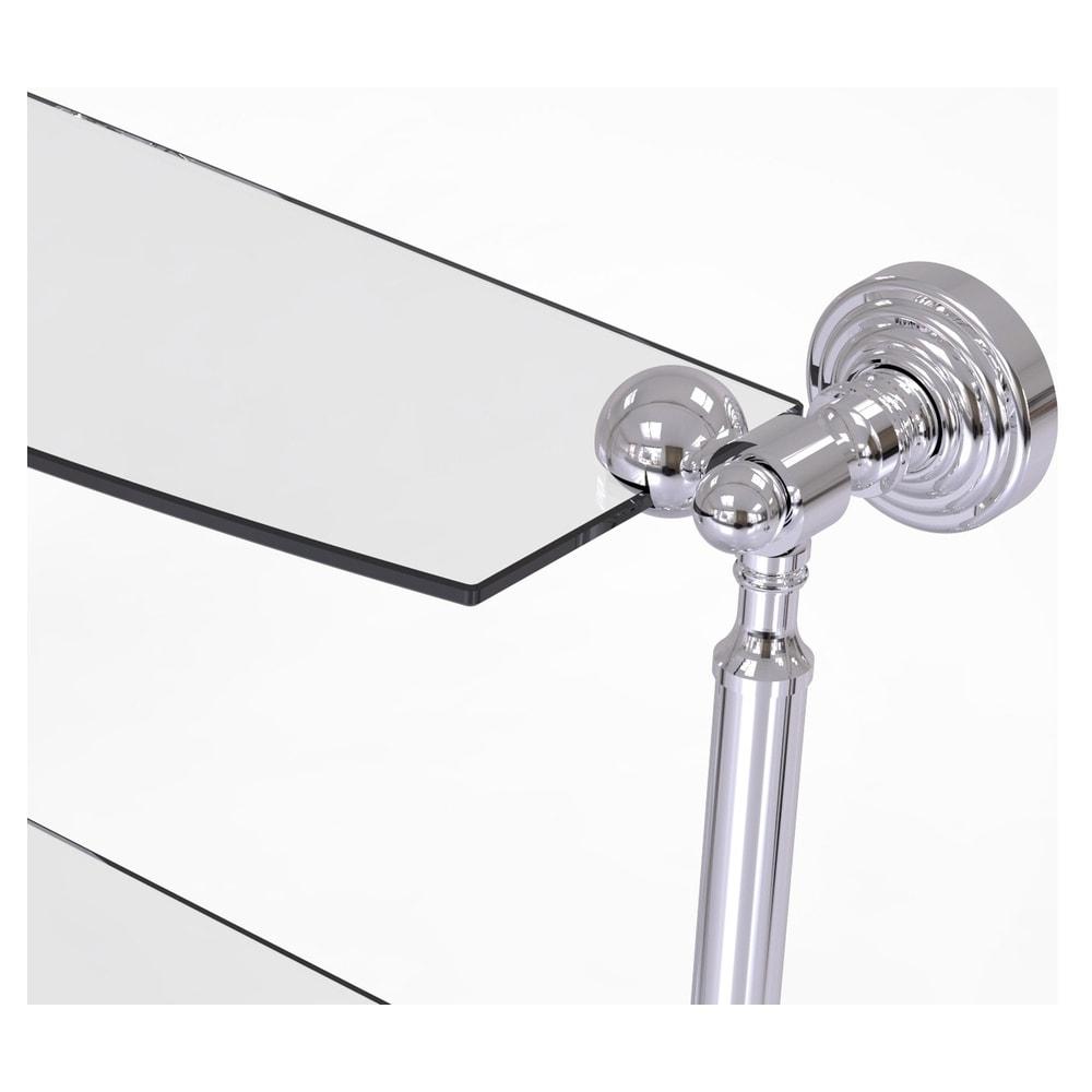 Retro Wave 2 Piece Tiered Shelf with Towel Bar