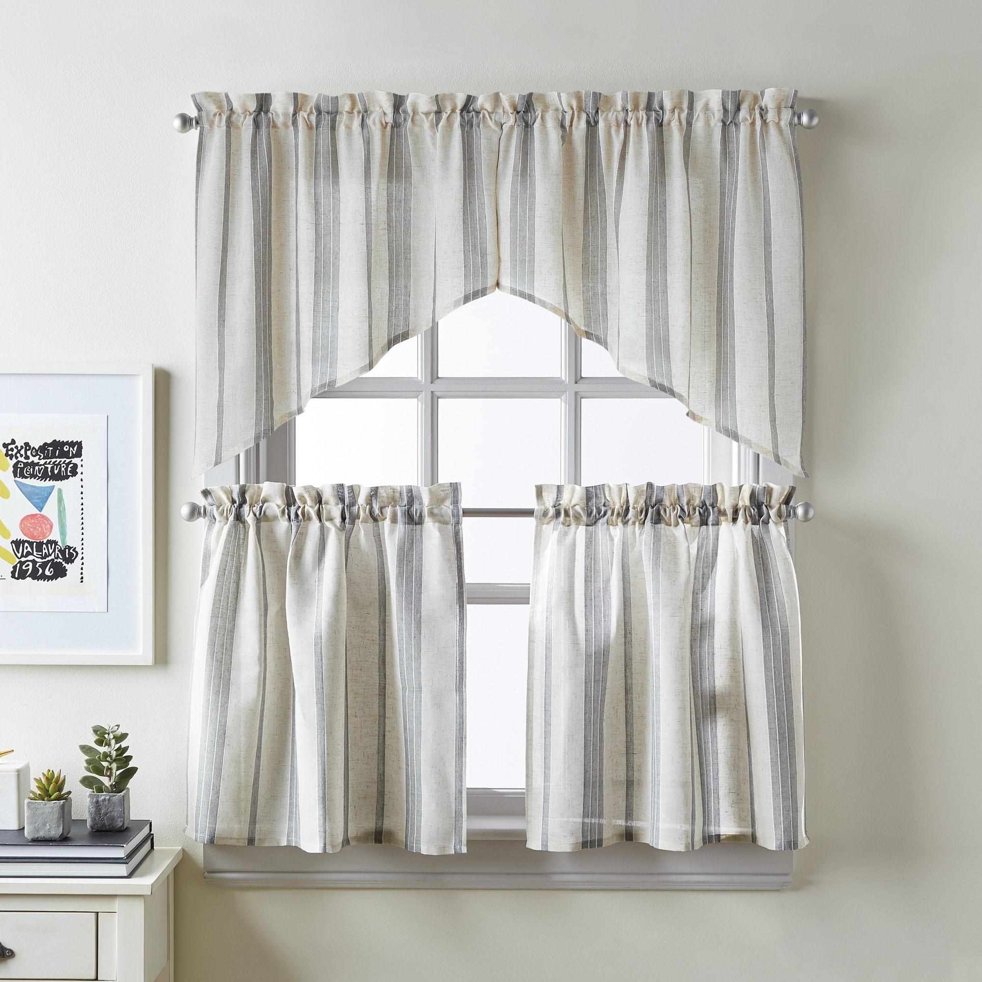 McKenzie Valance and Tier Pair Curtain Collection Swag