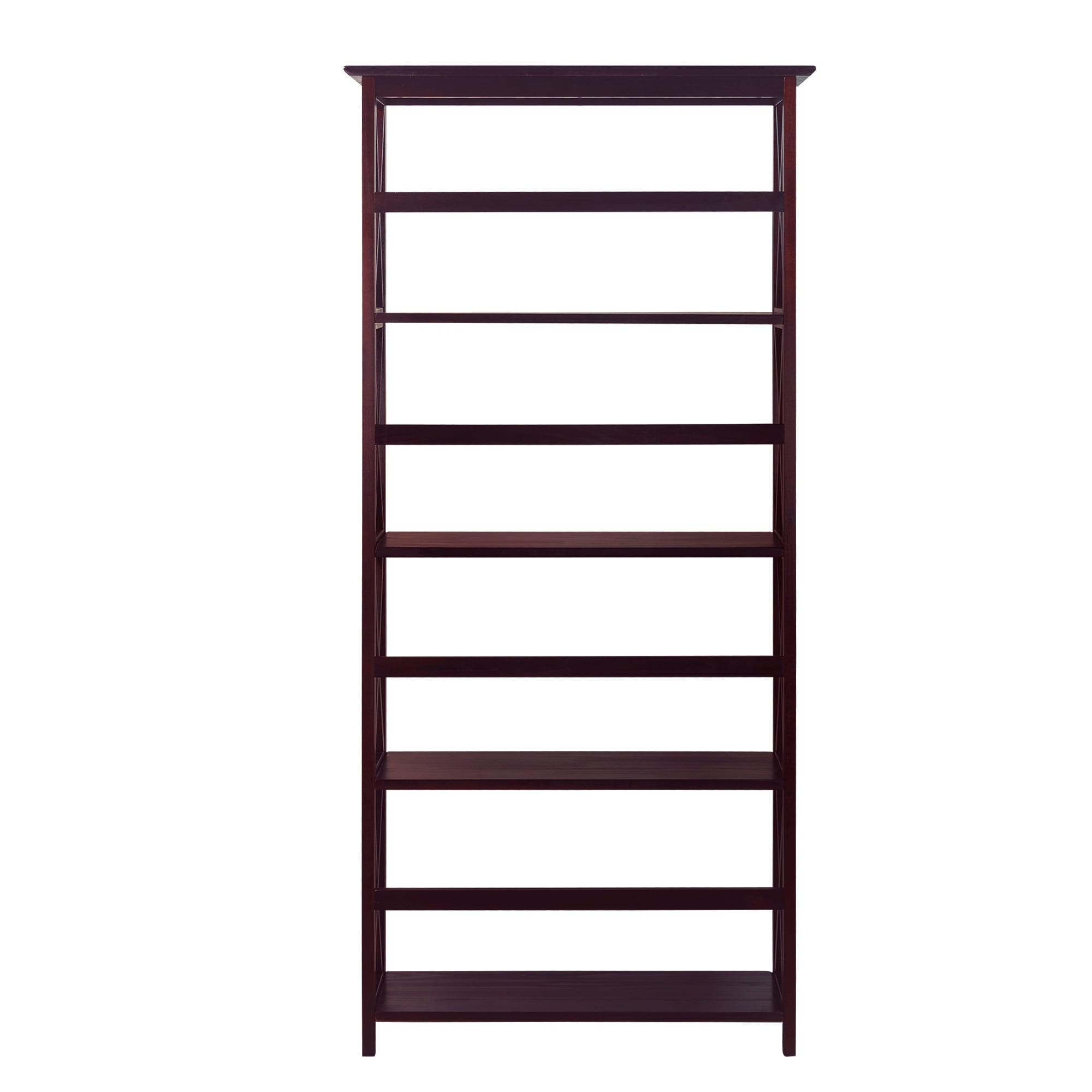 Casual Home Montego Shelf Bookcase-Color:Espresso,Size:5-Shelf