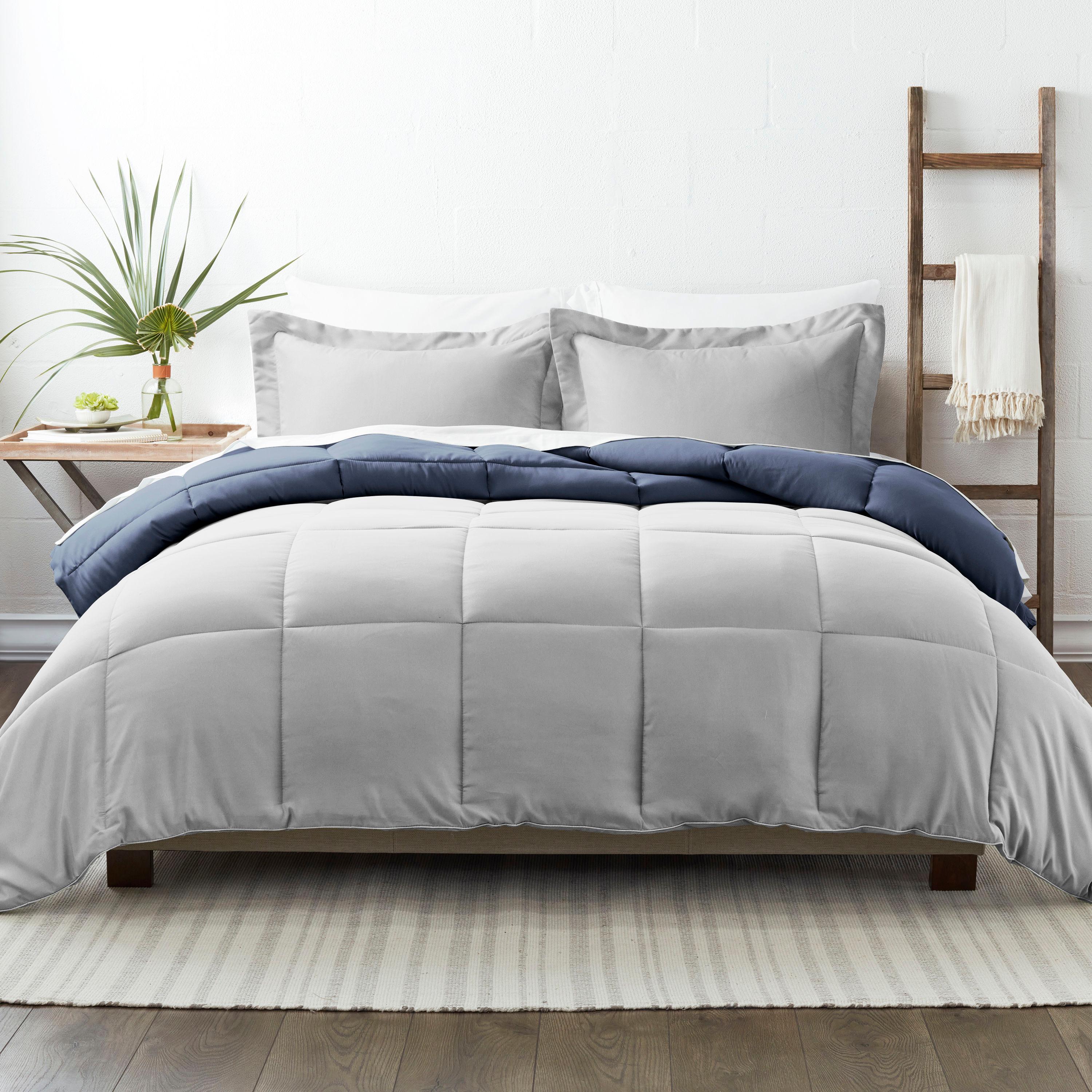 Becky Cameron Reversible Down-Alternative Comforter Bedding Set